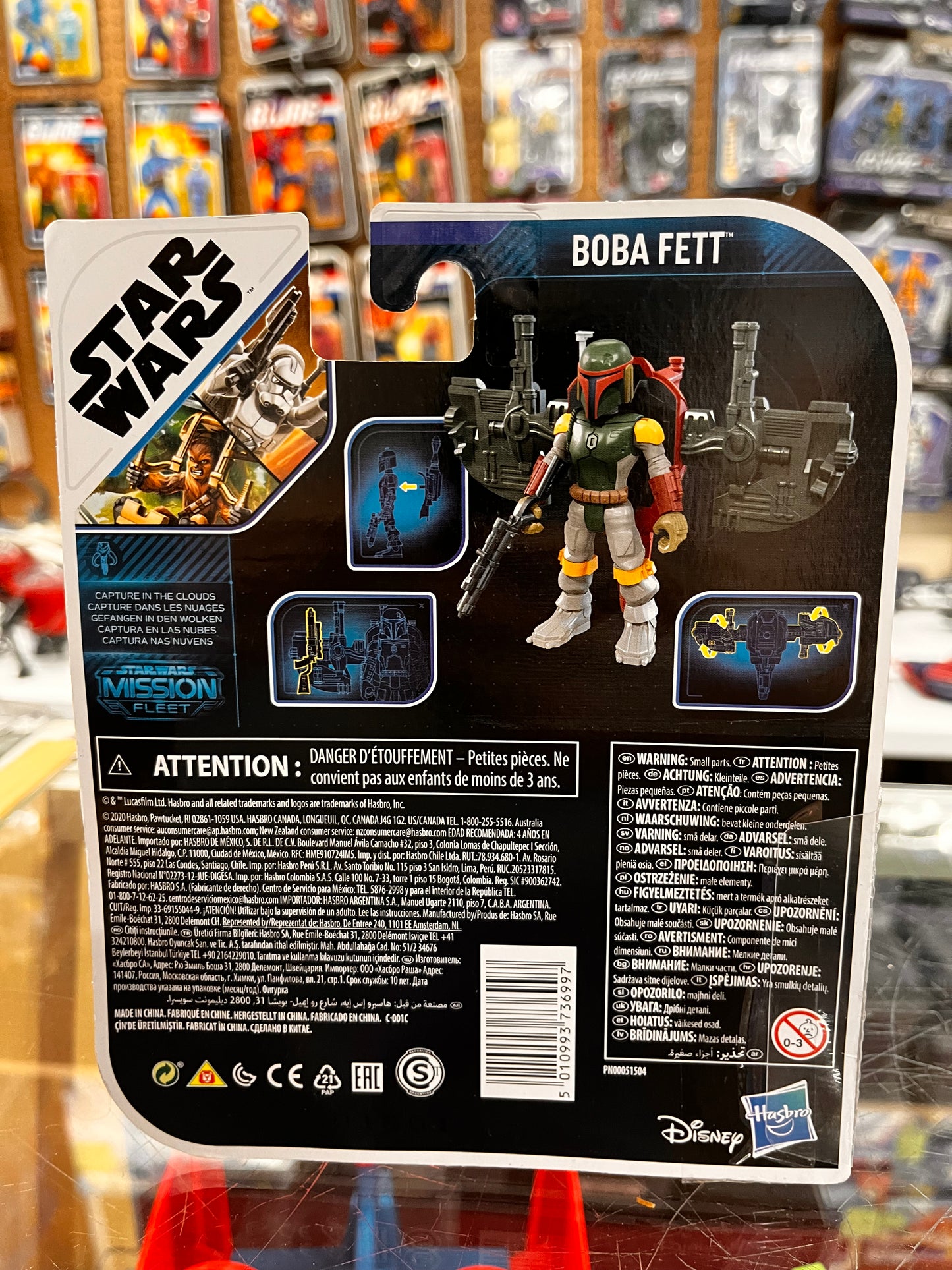 Hasbro Star Wars Mission Fleet Boba Fett Figure & Ship Disney NEW