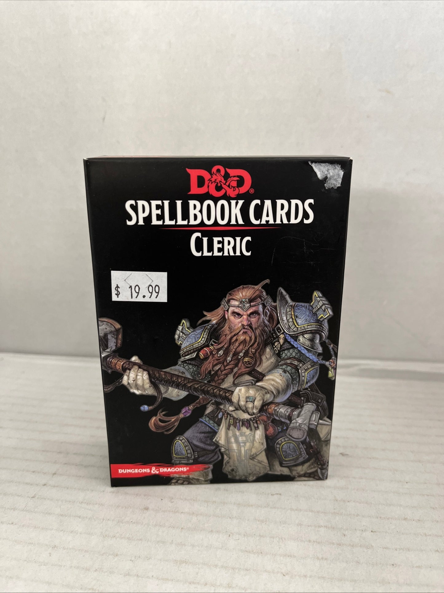 Dungeons and Dragons RPG Spellbook Cards - 153 Card Cleric Deck