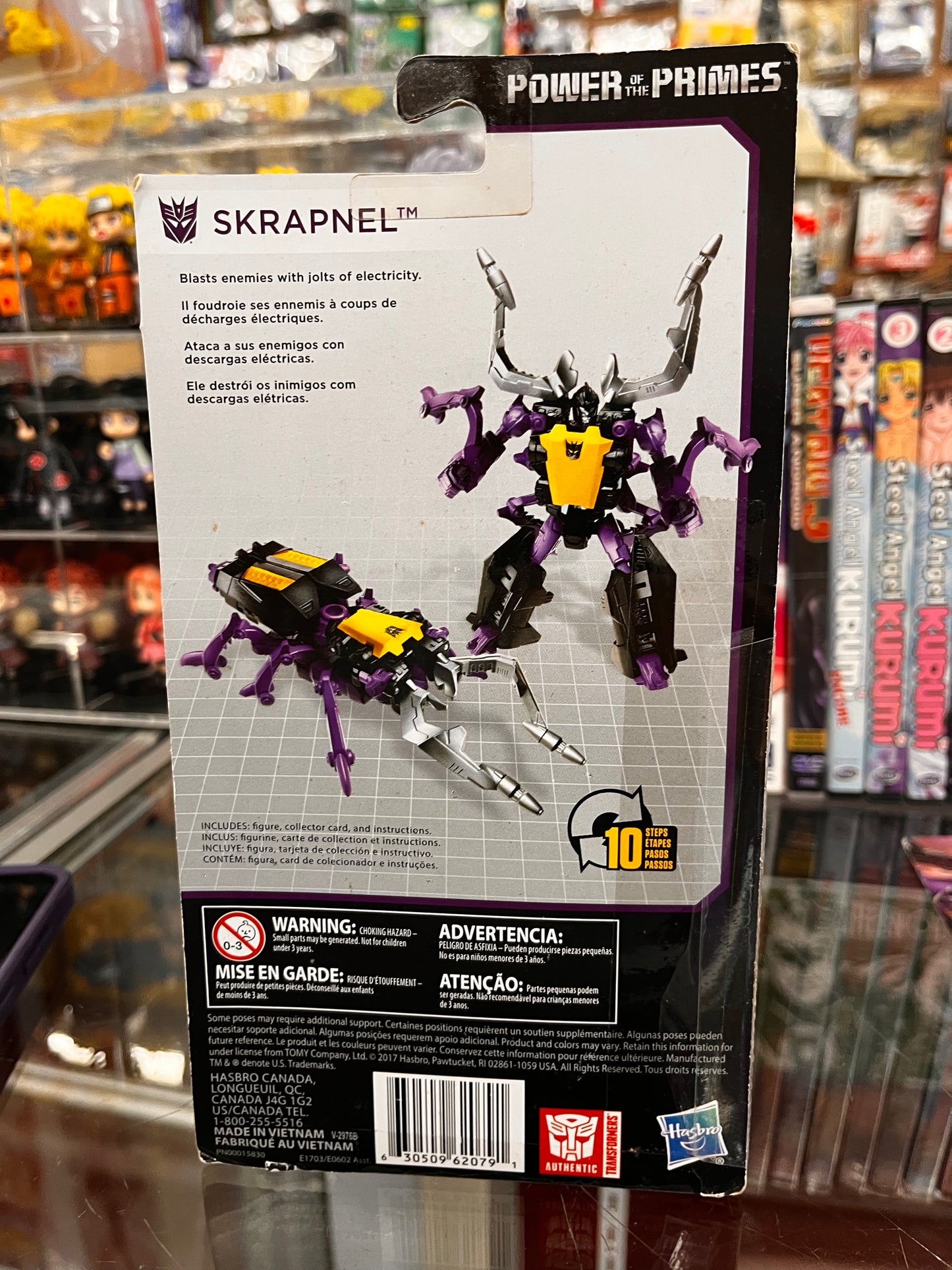 Hasbro Transformers Generations Power of the Primes Legends Class Skrapnel USA