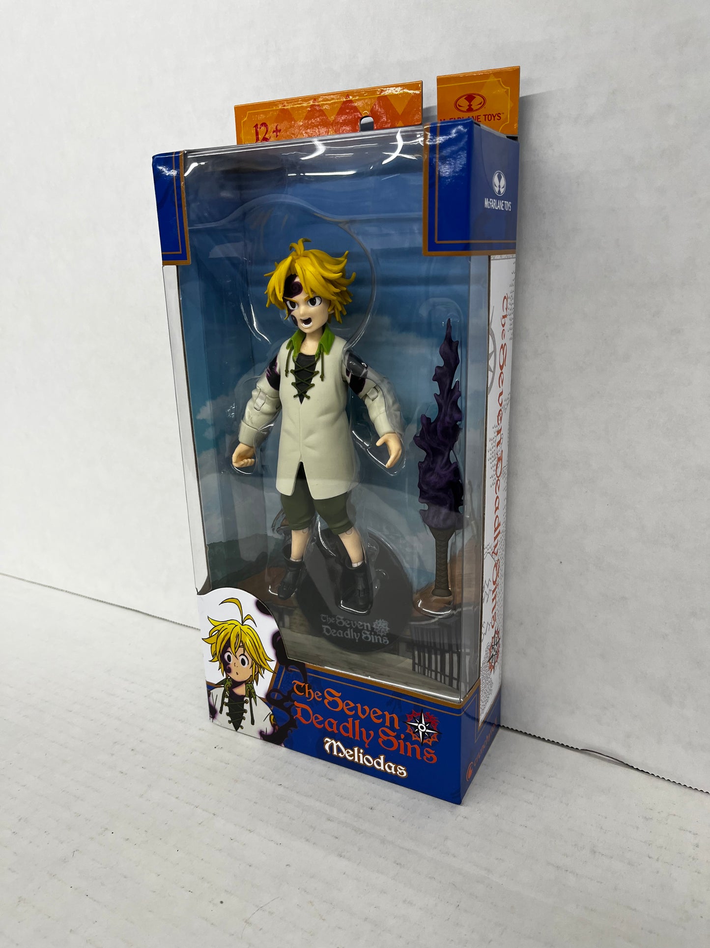 The Seven Deadly Sins Meliodas Demon Mode Sword Action Figure 7" McFarlane Toys