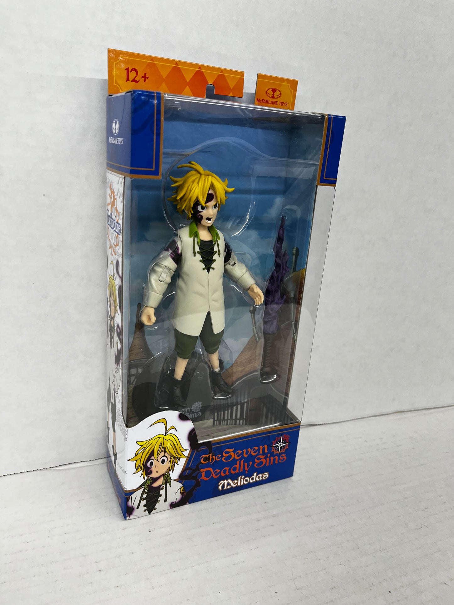 The Seven Deadly Sins Meliodas Demon Mode Sword Action Figure 7" McFarlane Toys