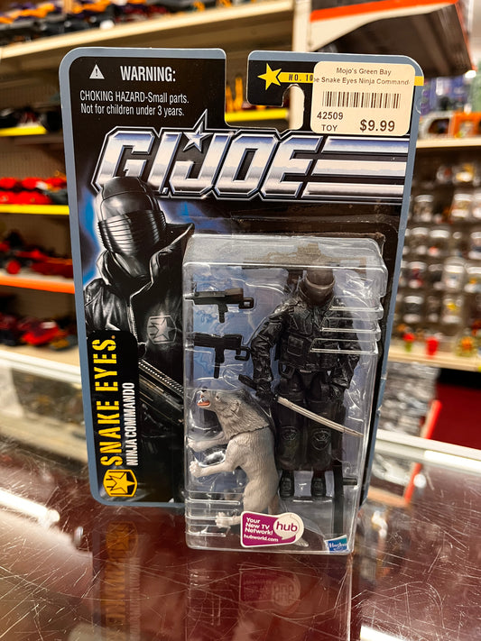 Hasbro Ninja Commando Snake Eyes #1002 Action Figure 2010 MOC
