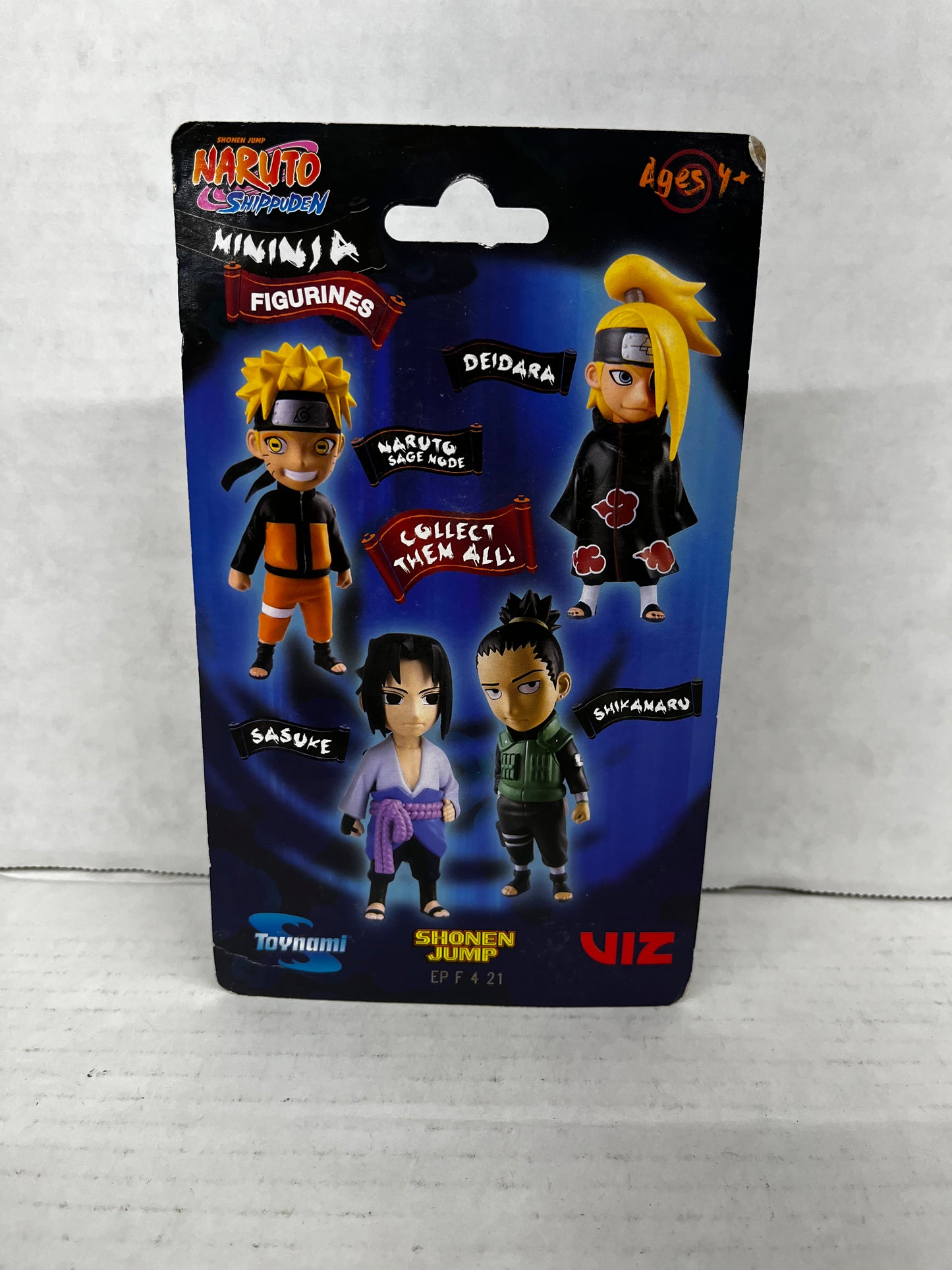 Toynami Shonen Jump Naruto Shippuden Mininja SASUKE Figure