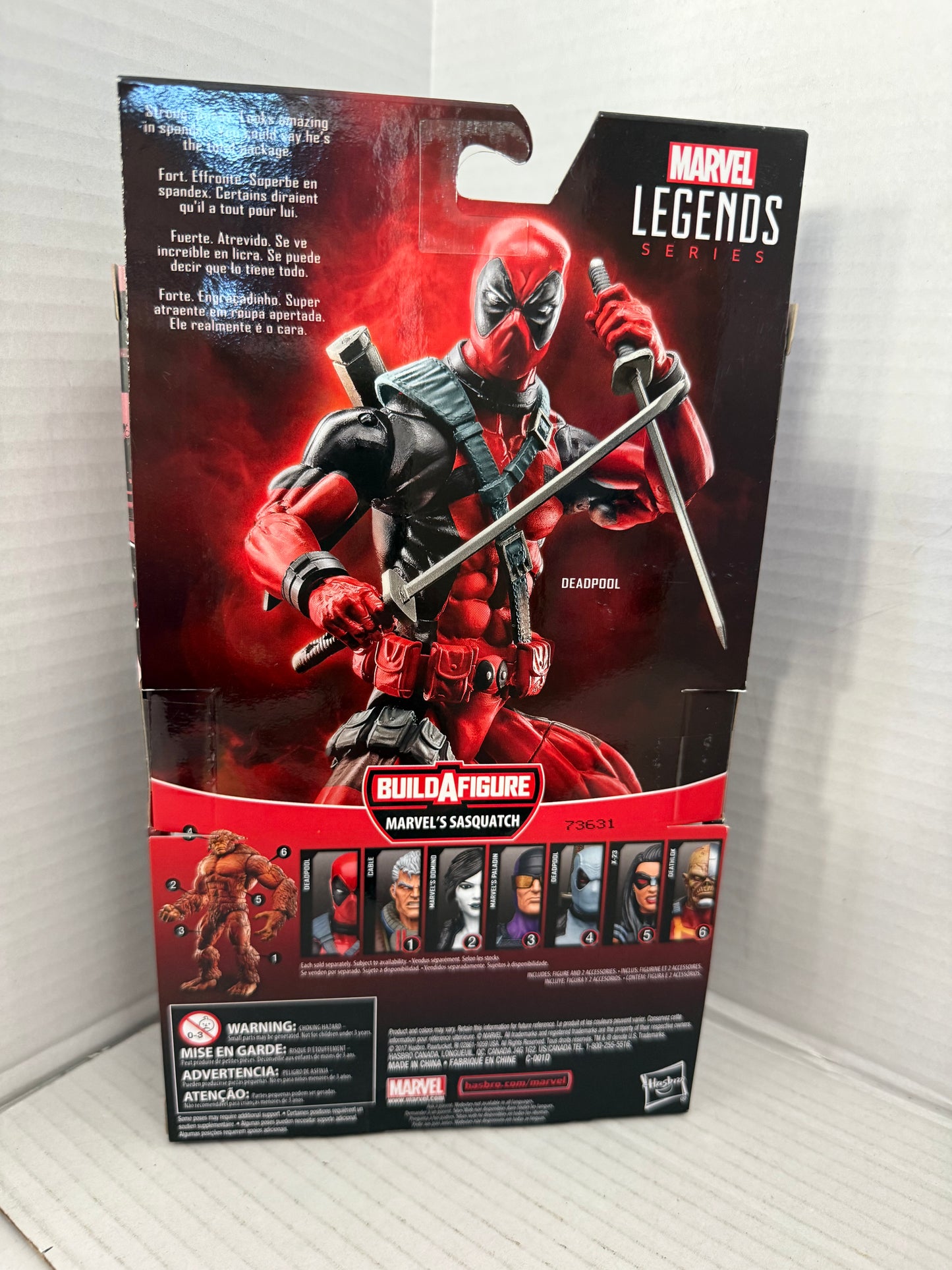 Marvel Legends Deadpool Sasquatch BAF Hasbro 6" Action Figure
