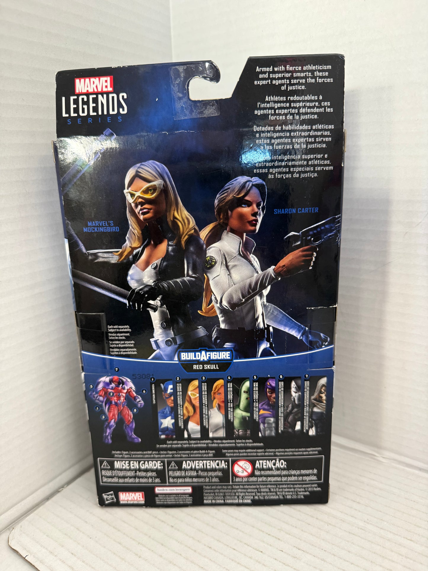 Mockingbird Marvel Legends 6" figure BAF Red Skull