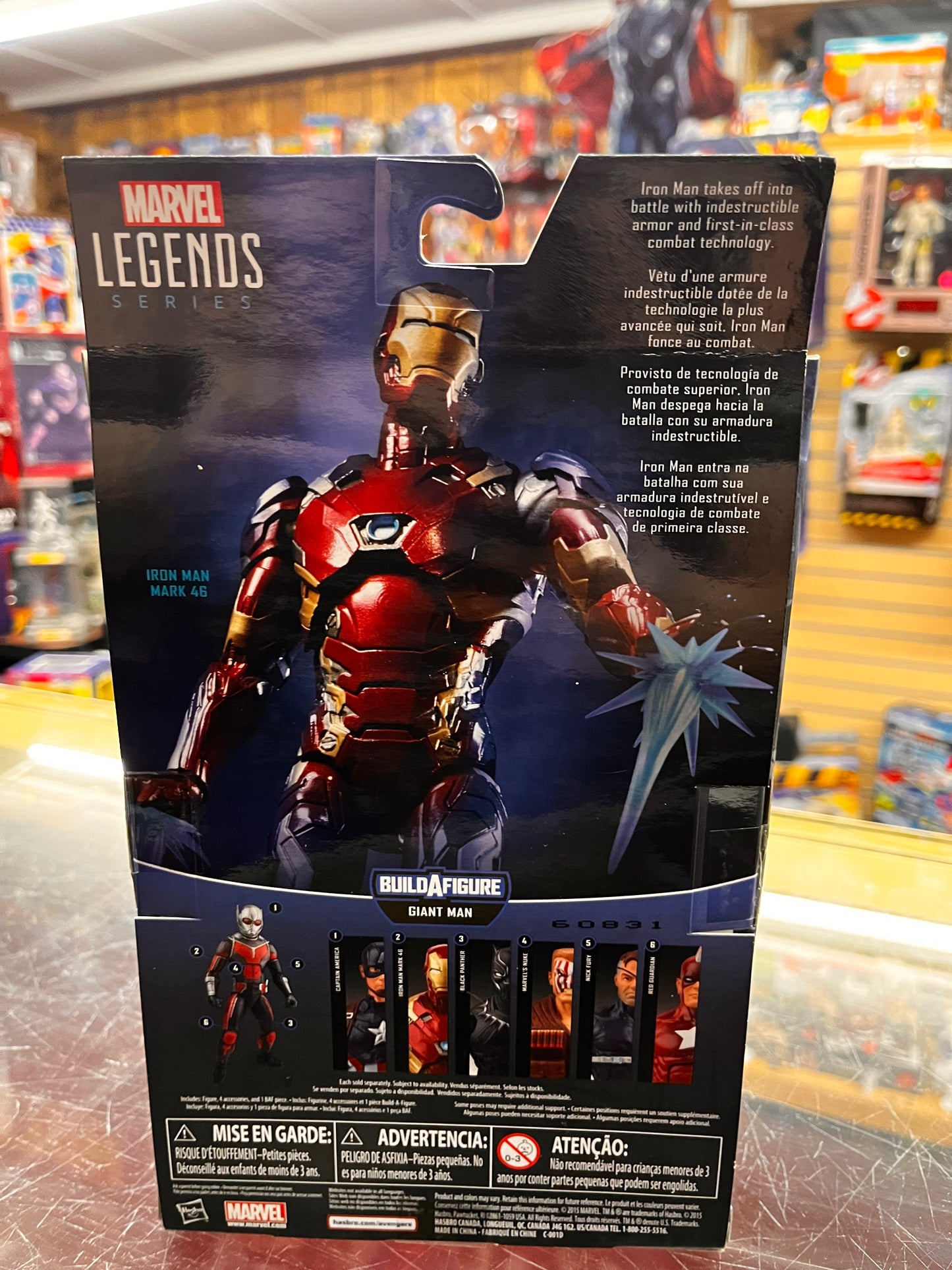 Hasbro Marvel Legends Iron Man Mark 46 - Giant Man BAF Series - MOC MIB New
