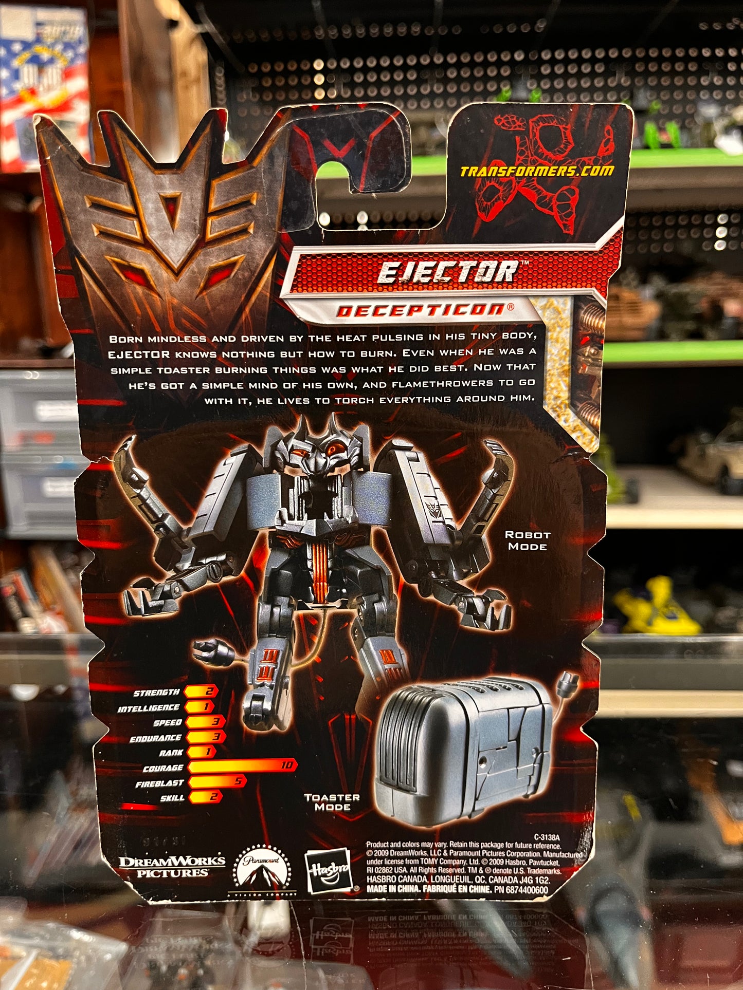 Hasbro Transformers Revenge Of The Fallen ROTF 2009 Ejector