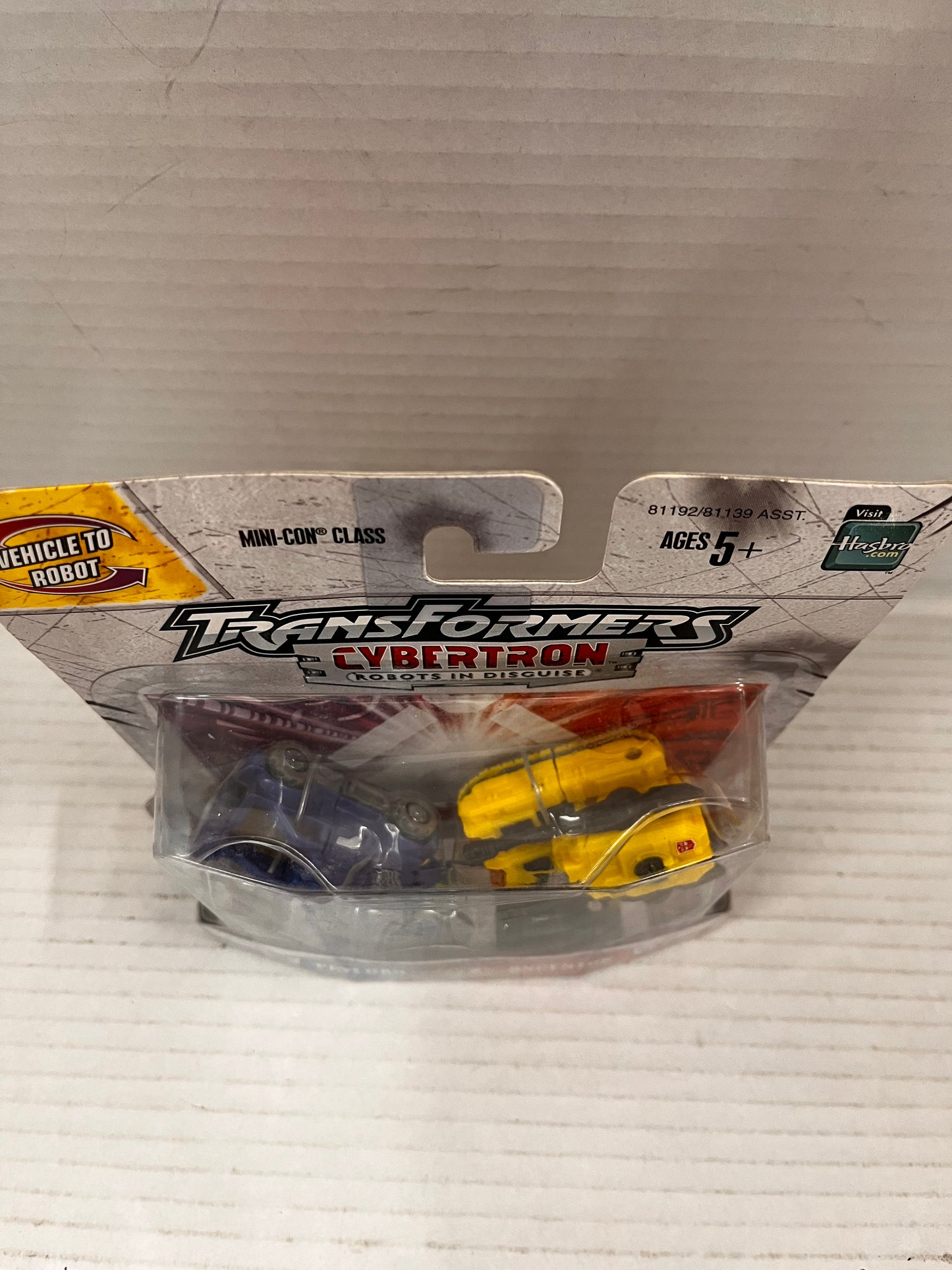 Hasbro 2005 Transformers Cybertron Mini-Con Class Figure PAYLOAD Vs ASCENTOR