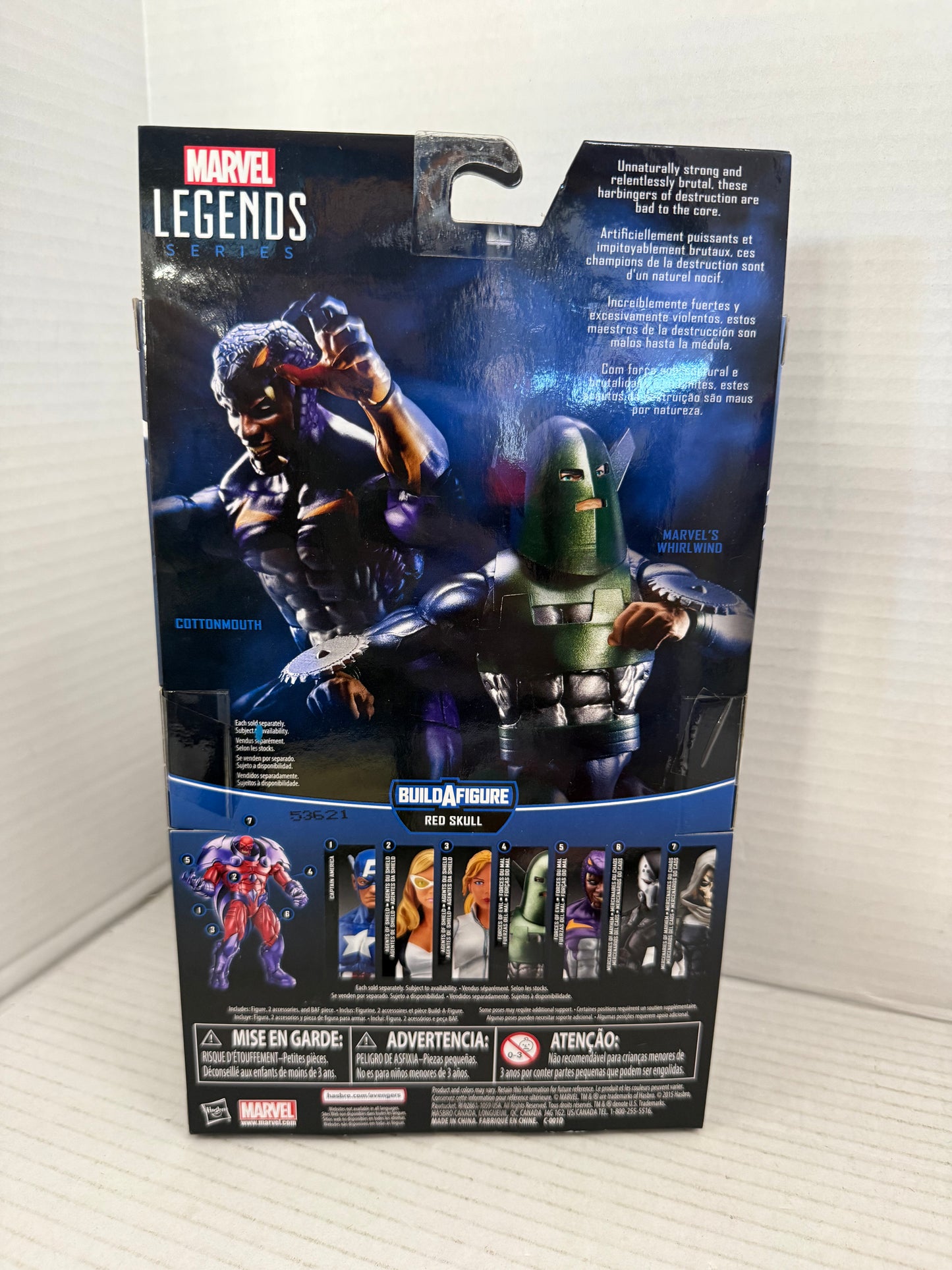 Marvel Legends Forces of Evil Marvel's Whirlwind Figure BAF Red Skull