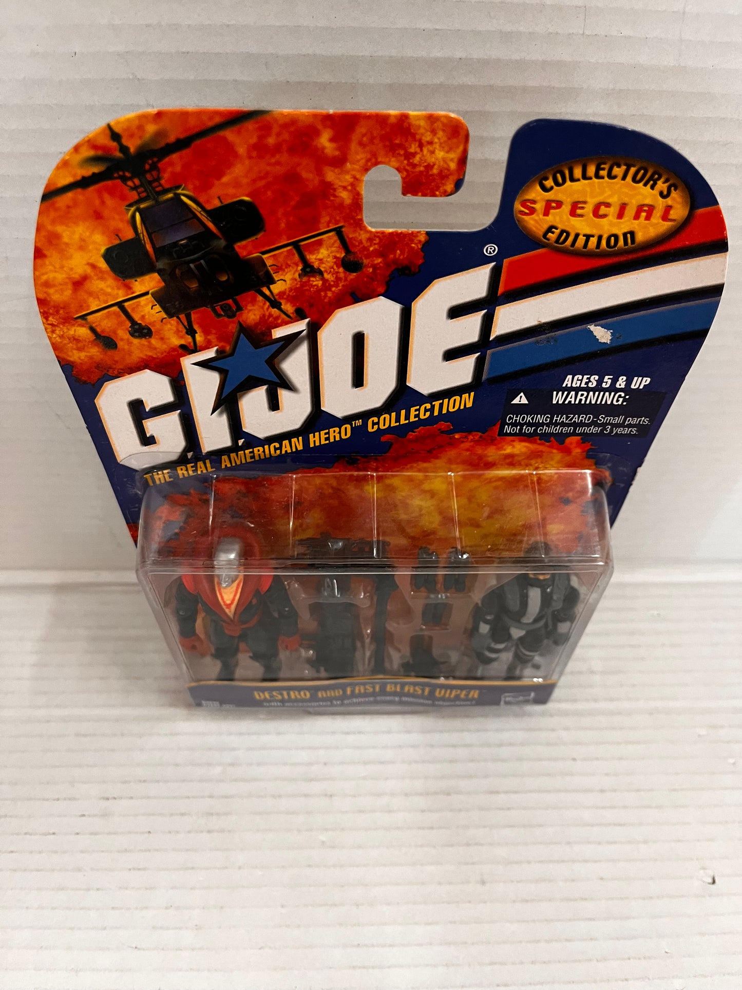 GI JOE ARH DESTRO & FAST BLAST VIPER, Collector's Special Edition 2 Pack, 2001