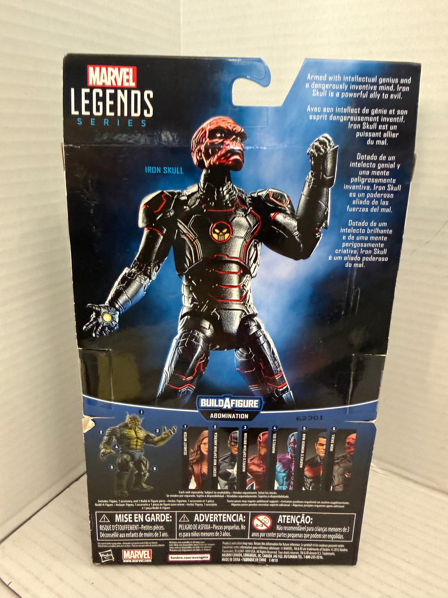 Marvel Legends IRON SKULL (BAF Abomination)
