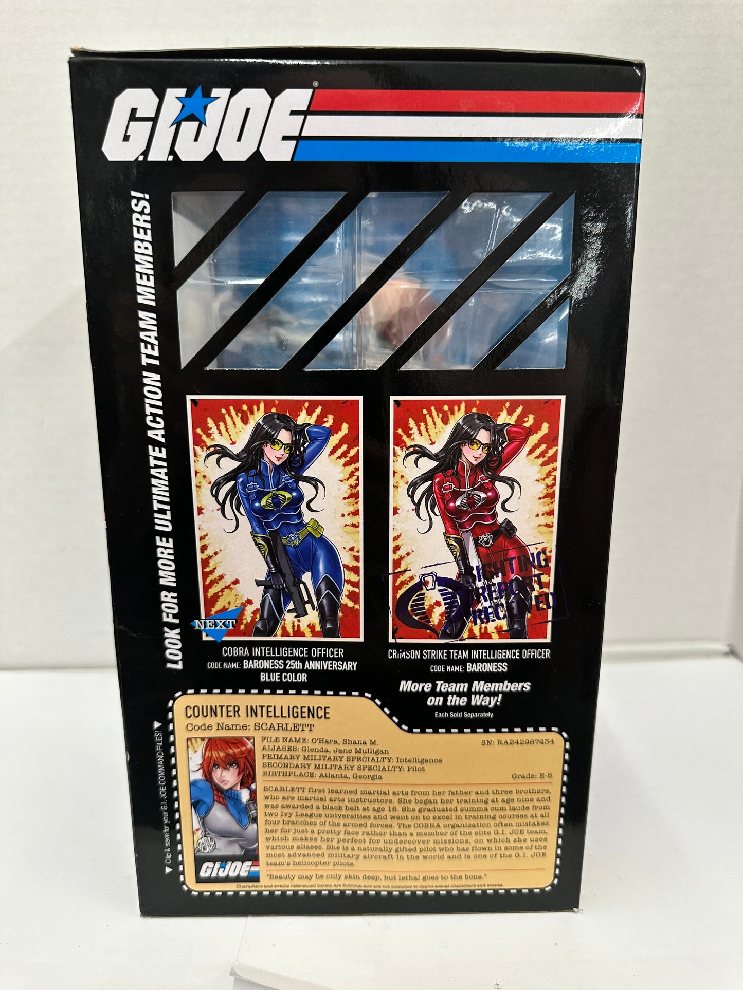 Kotobukiya Bishoujo Scarlett statue (G.I.Joe) Sky Blue Color