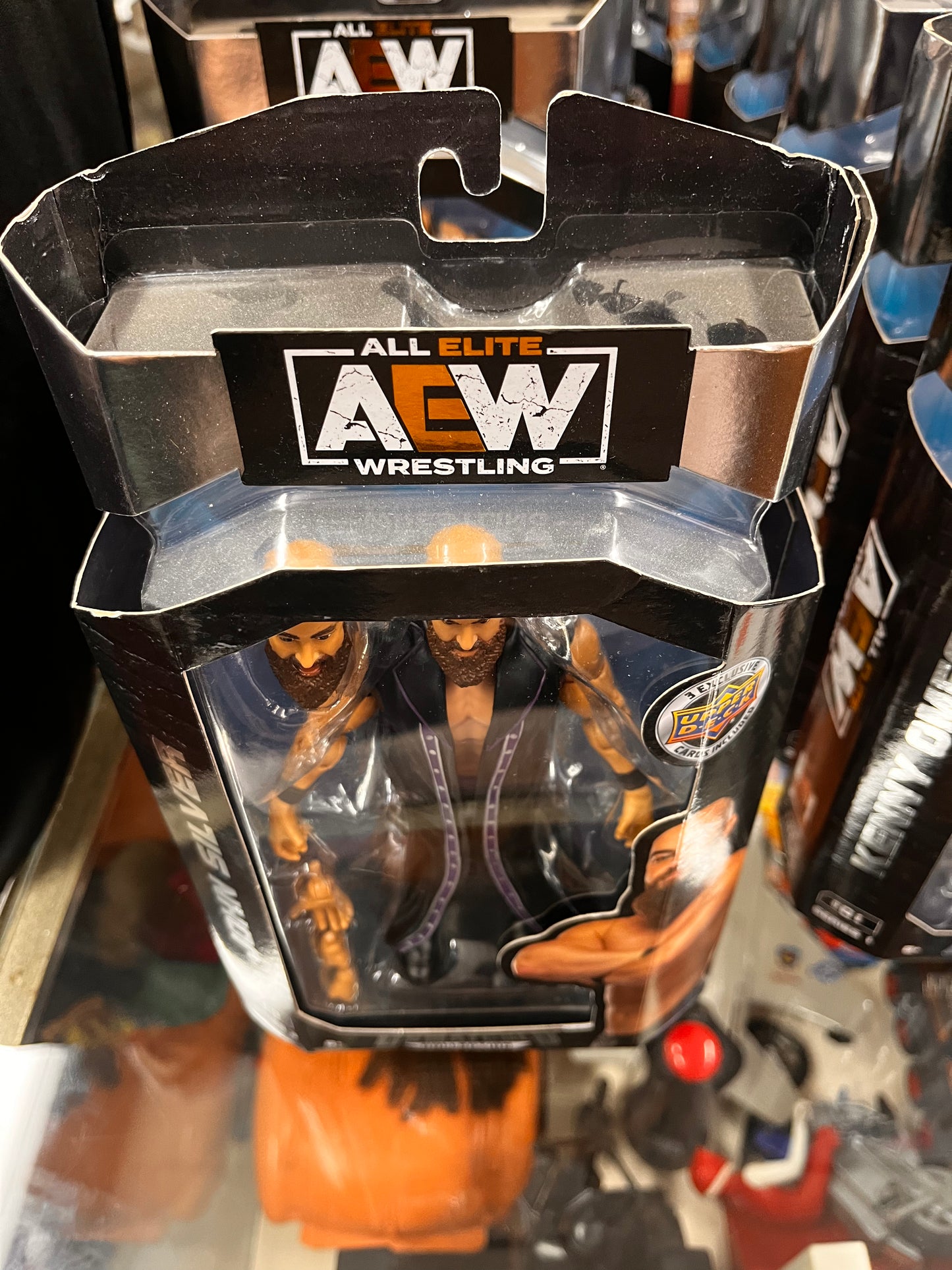 John Silver Dark Order w/Upper Deck Pack #20 AEW Unmatched Series 3 Jazwares