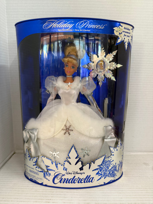 1996 Disney Cinderella Barbie Doll 16090 Holiday Princess Special Edition Mattel