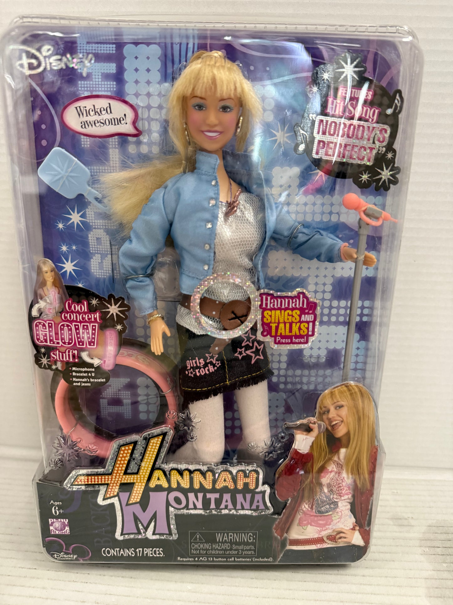 Disney~Hannah Montana Doll~ Singing Doll~ 2007