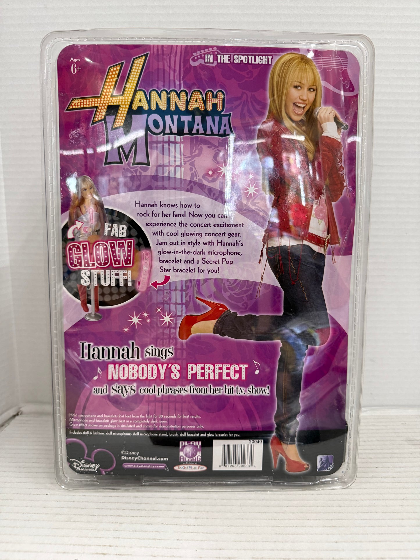 Disney~Hannah Montana Doll~ Singing Doll~ 2007