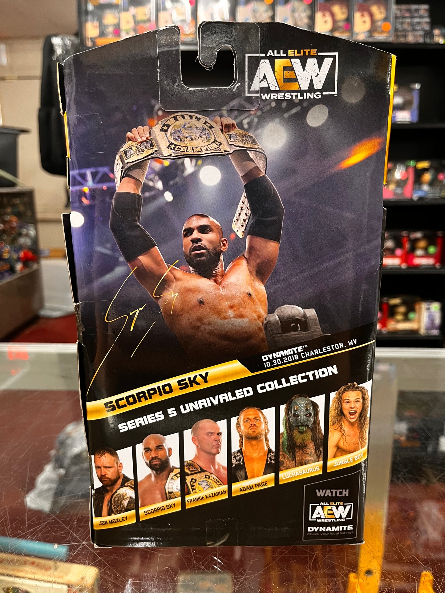 Jazwares AEW Unrivaled Scorpio Sky Series 5 #38 Figure