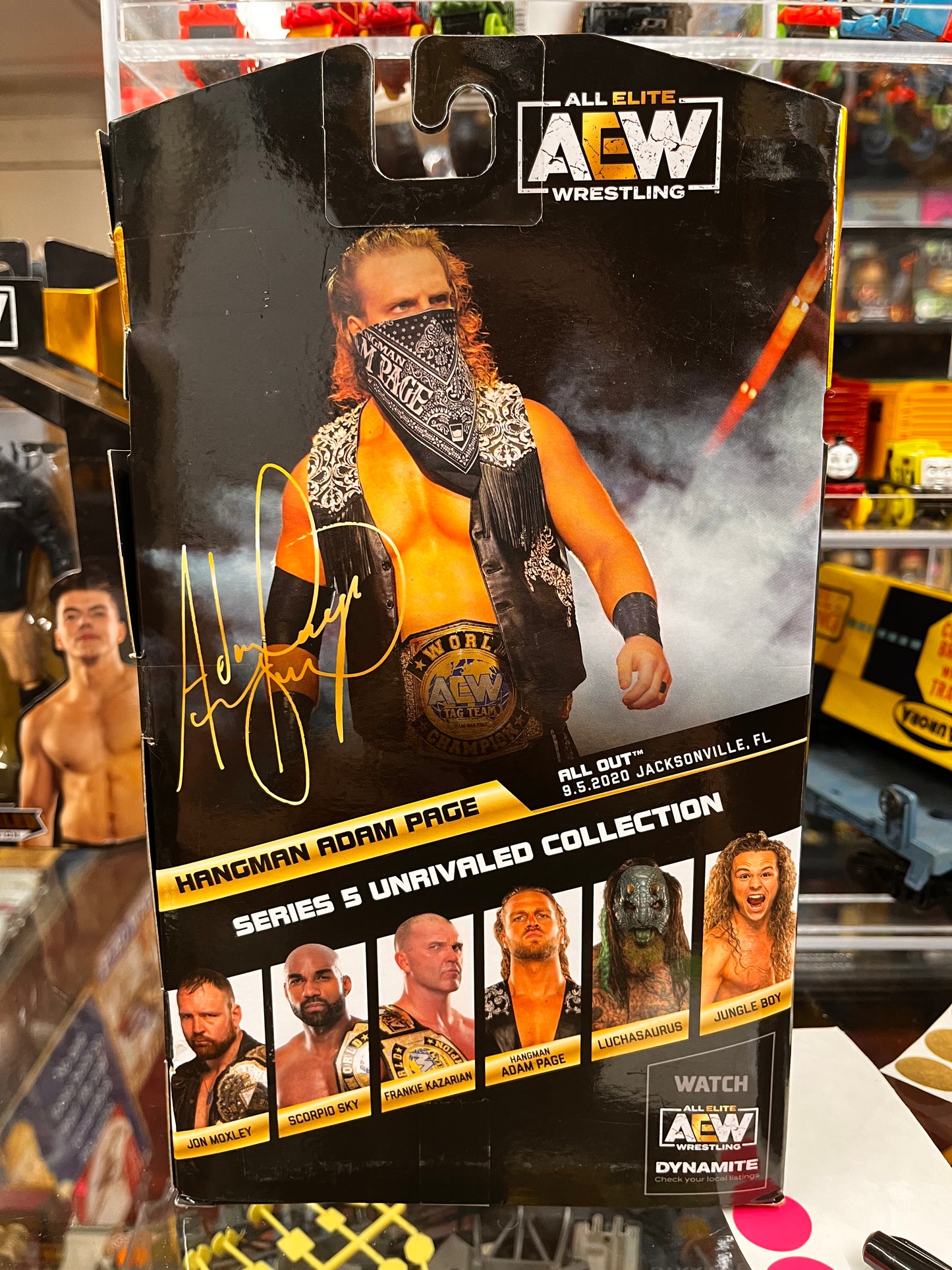 AEW Unrivaled Hangman Adam Page Series 5 #40 Wrestling Action Figure NEW IN BOX