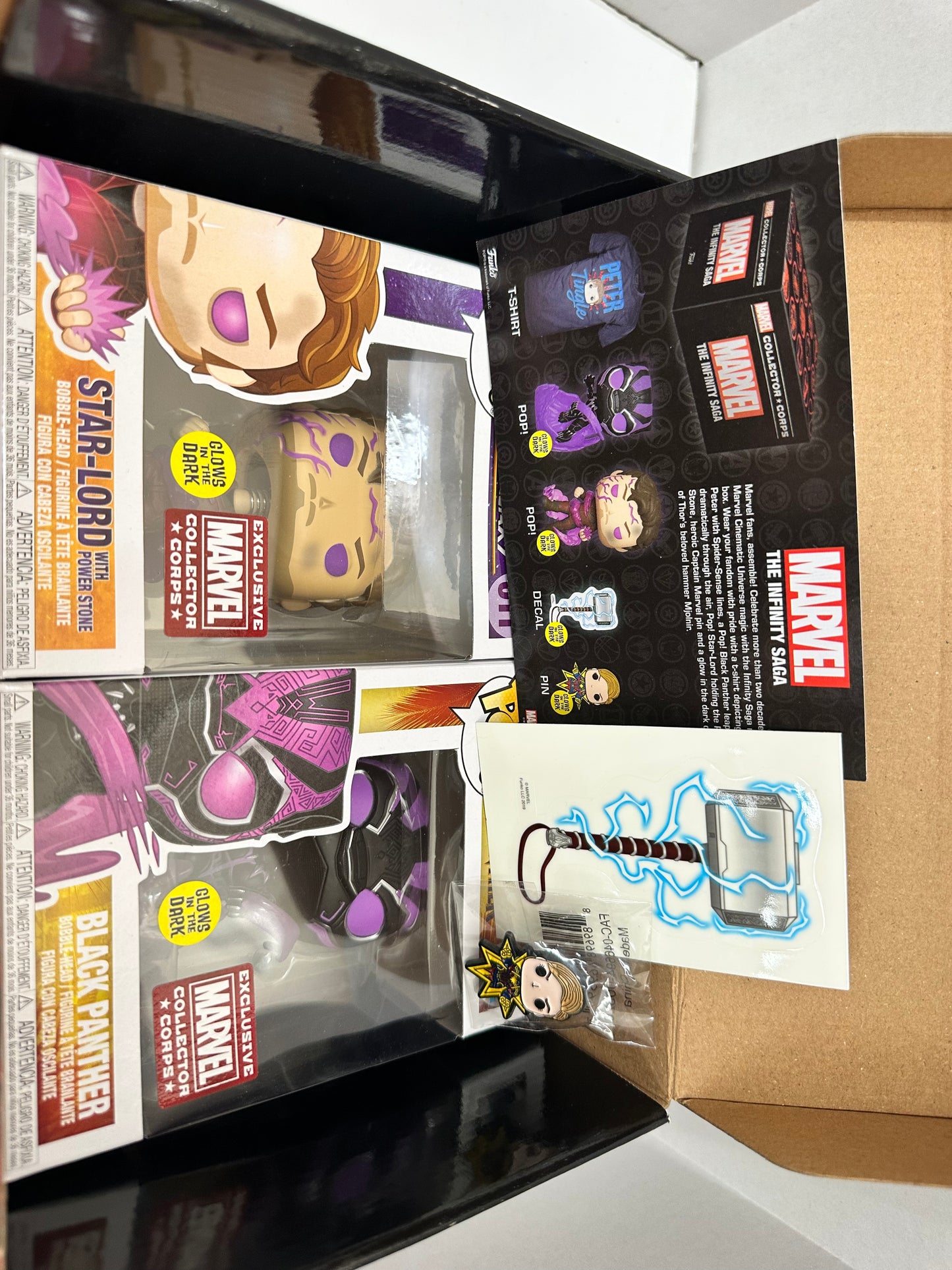 Funko Pop Marvel Collector Corps The Infinity Saga Mystery Box No T-Shirt