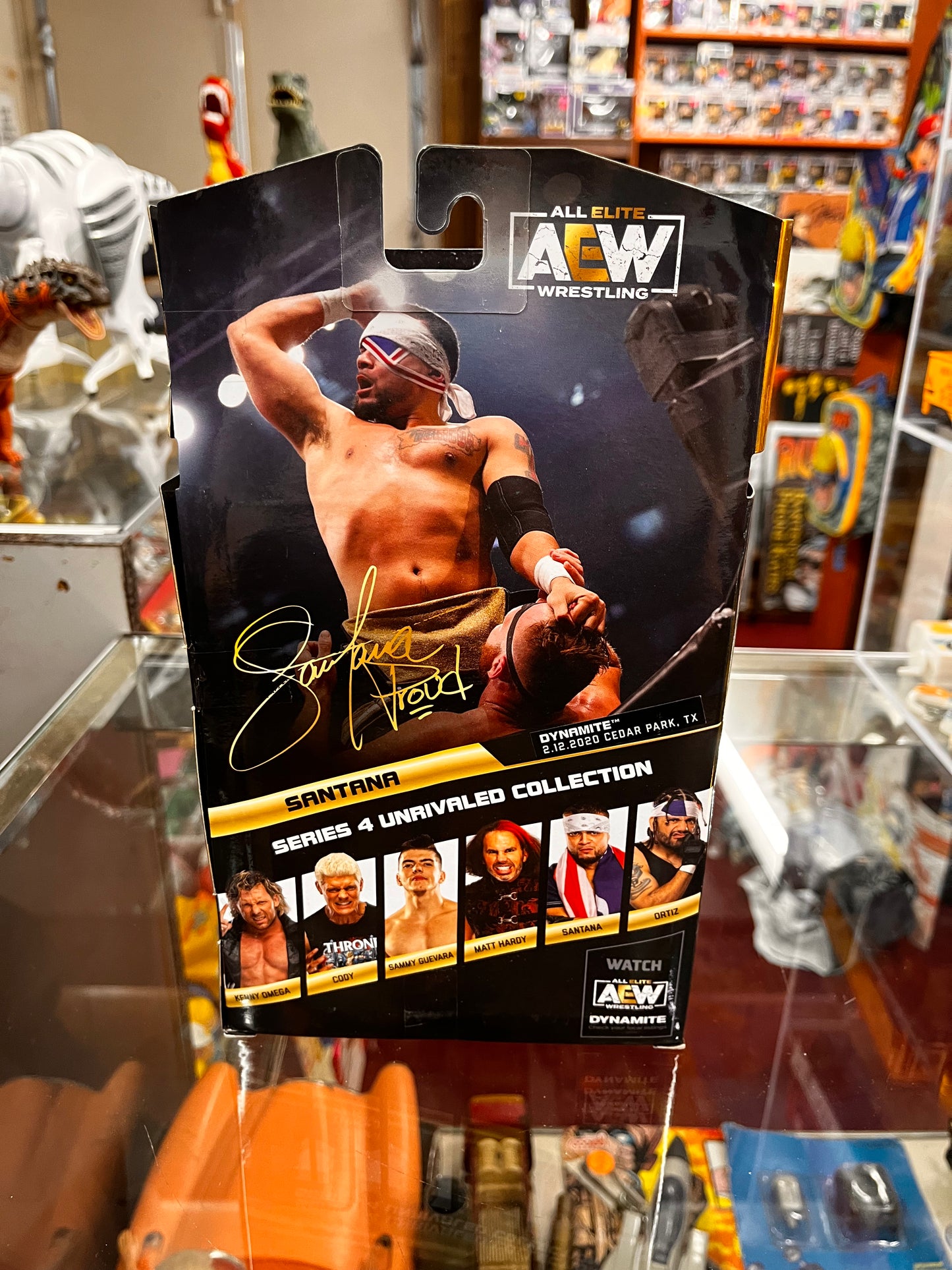 AEW Unrivaled Collection Series #4 SANTANA 6" Action Figure Jazwares 2021