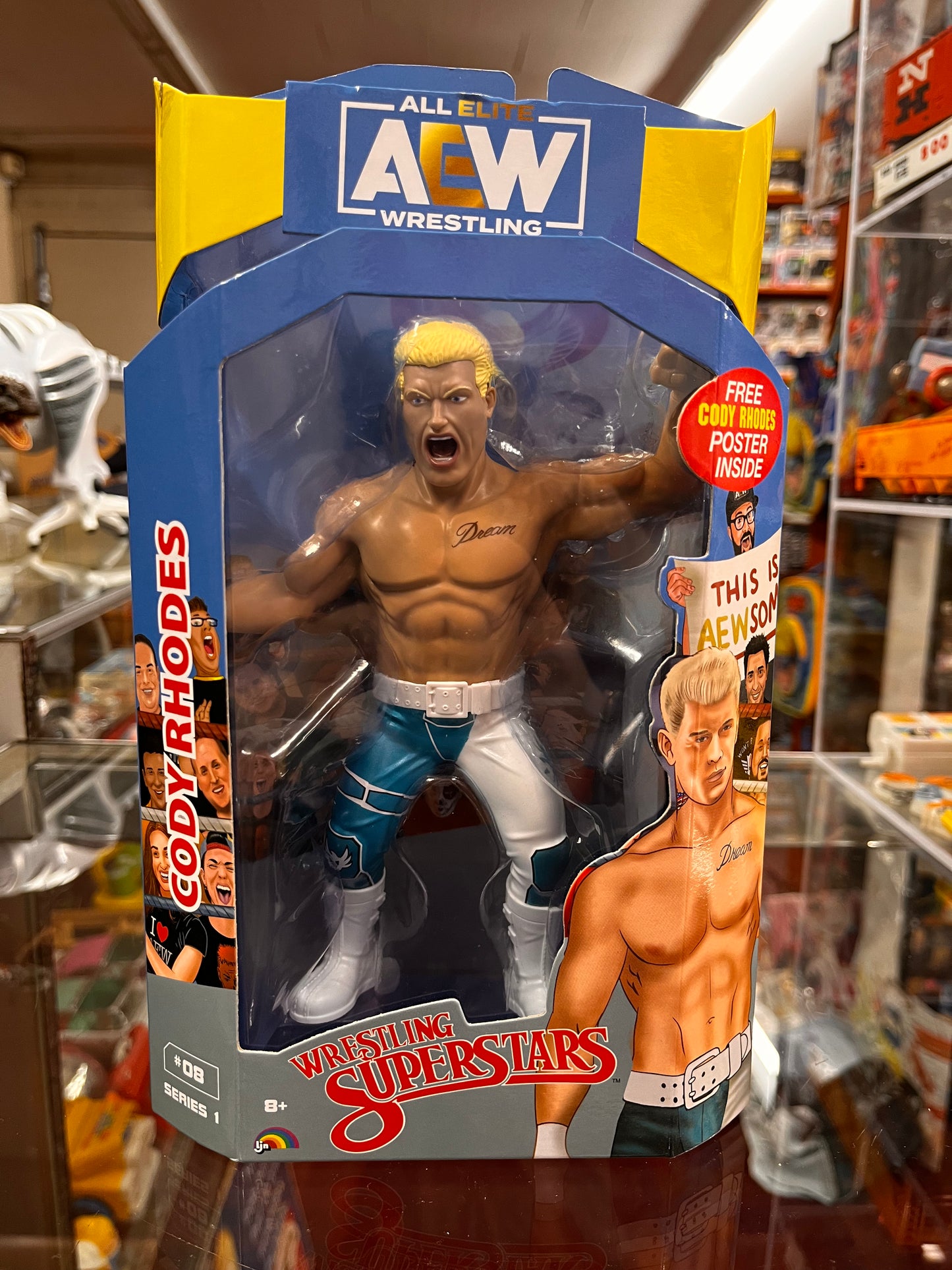 AEW Unmatched Series 1 #08 CODY RHODES Figure NEW, 2021 Jazwares