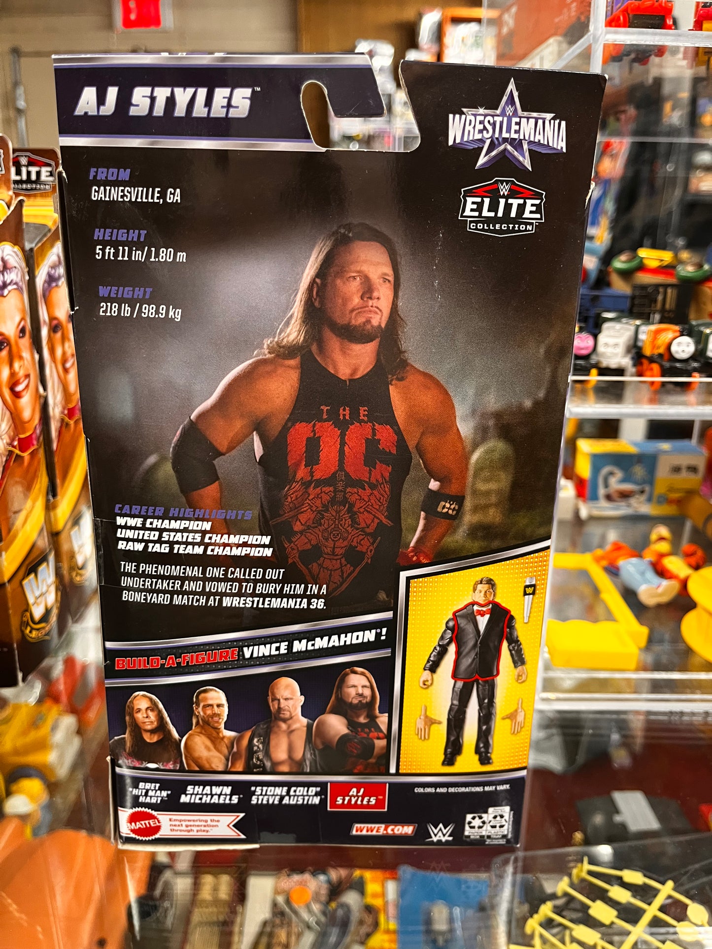WWE WrestleMania Elite AJ Styles 2022 6-inch Action Figure