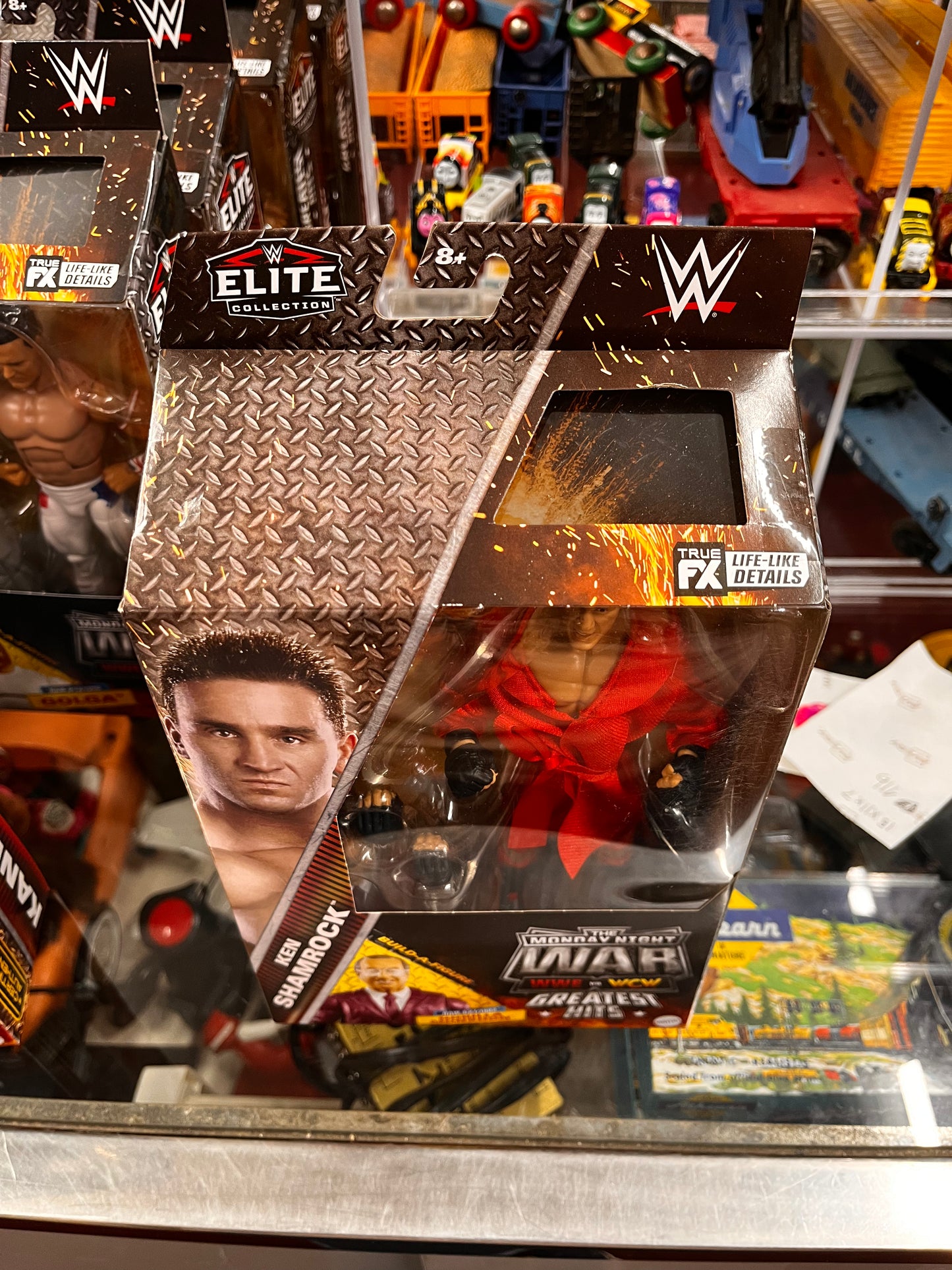 WWE Elite Monday Night Wars Greatest Hits Wave 2 KEN SHAMROCK Figure w/ BAF