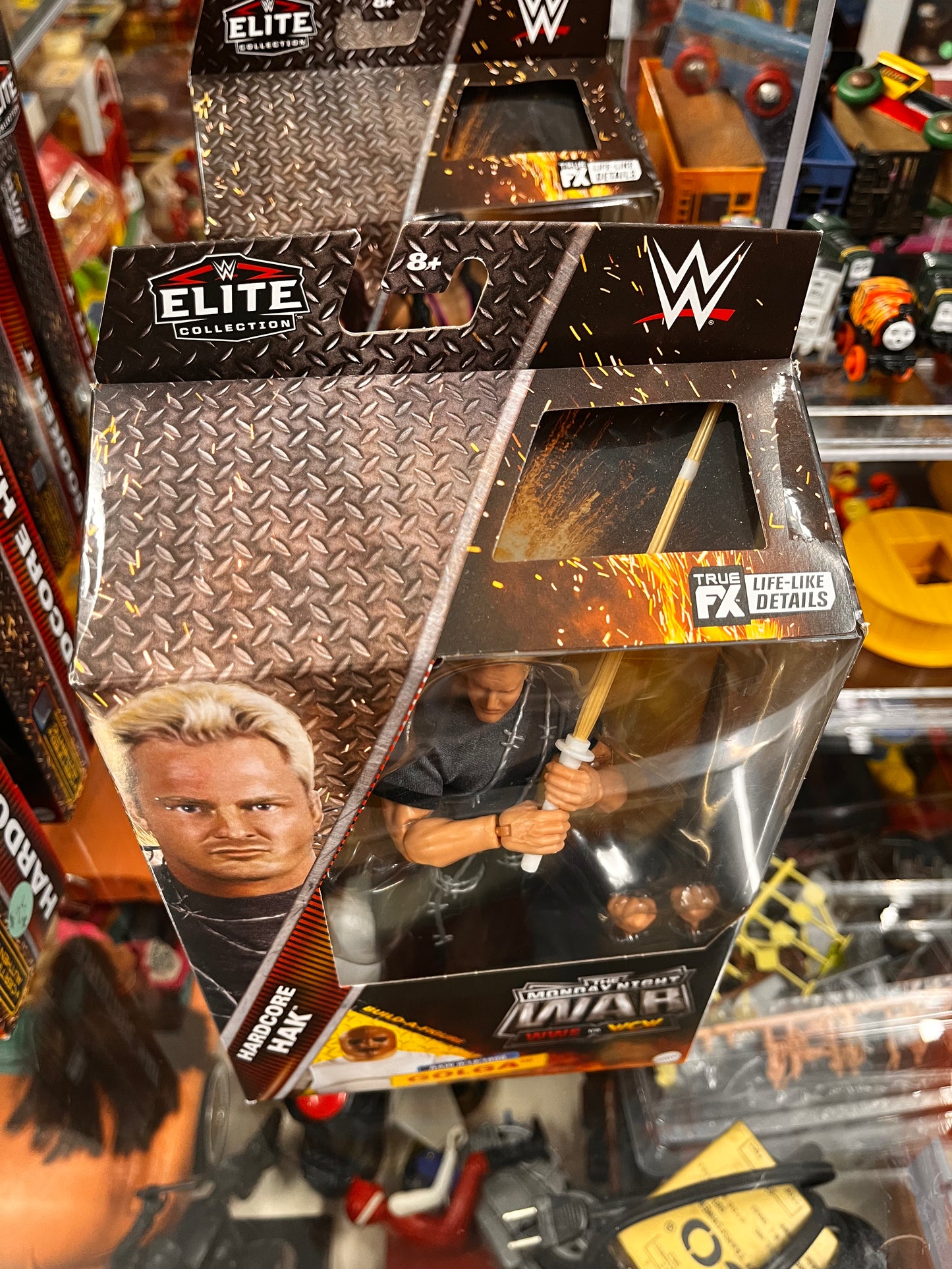 WWE Hardcore Hak Elite Monday Night War Wrestling Figure WCW Golga