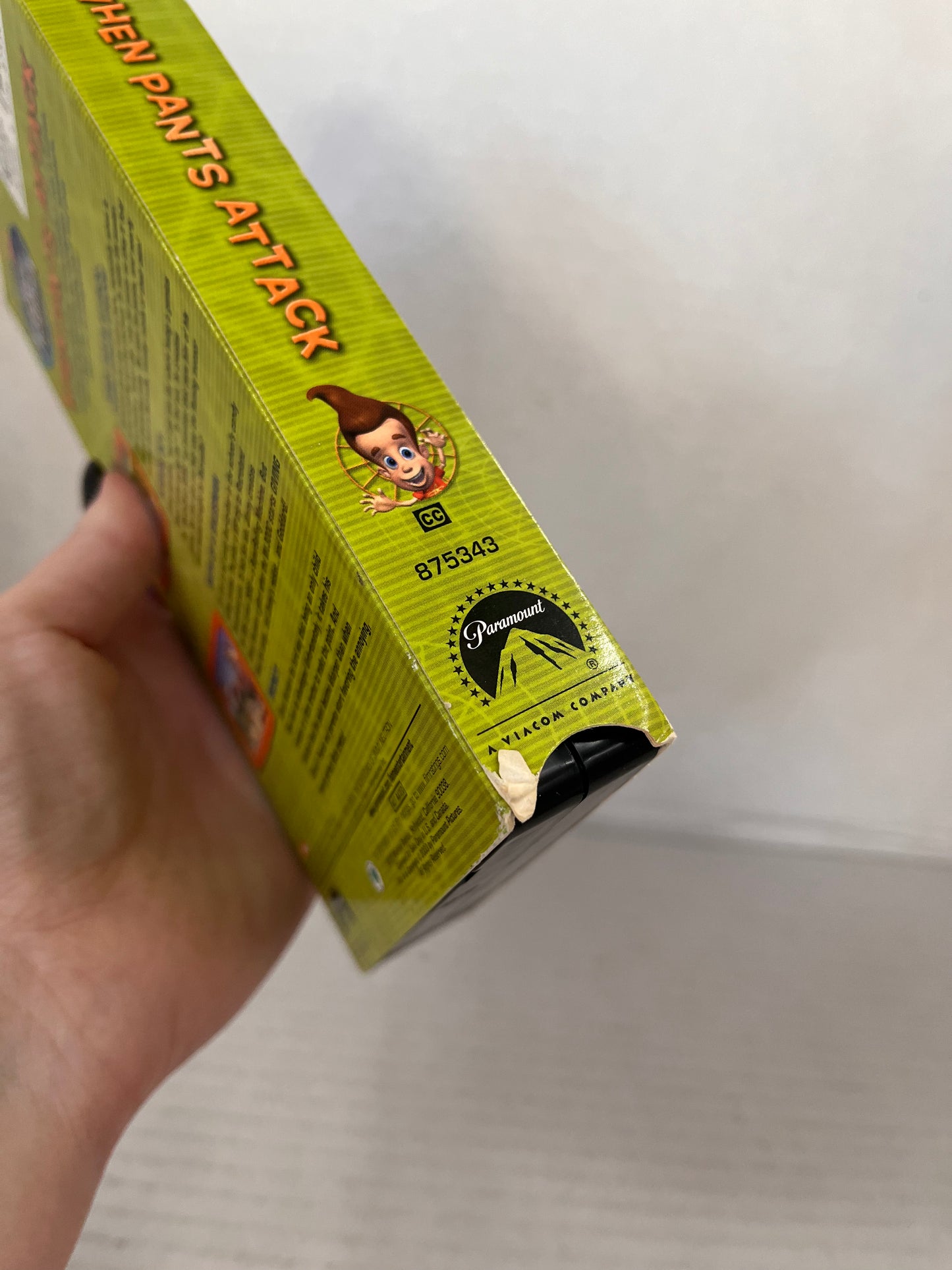 The Adventures of Jimmy Neutron, Boy Genius When Pants Attack (2003 VHS)