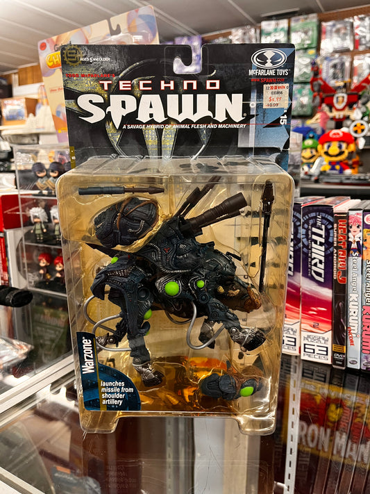Vintage Techno Spawn (Series 15) Warzone Action Figure (1999) McFarlane Toys