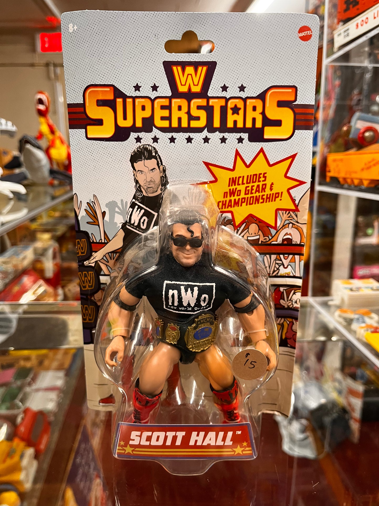 WWE SUPERSTARS WALMART SCOTT HALL NWO ACTION FIGURE