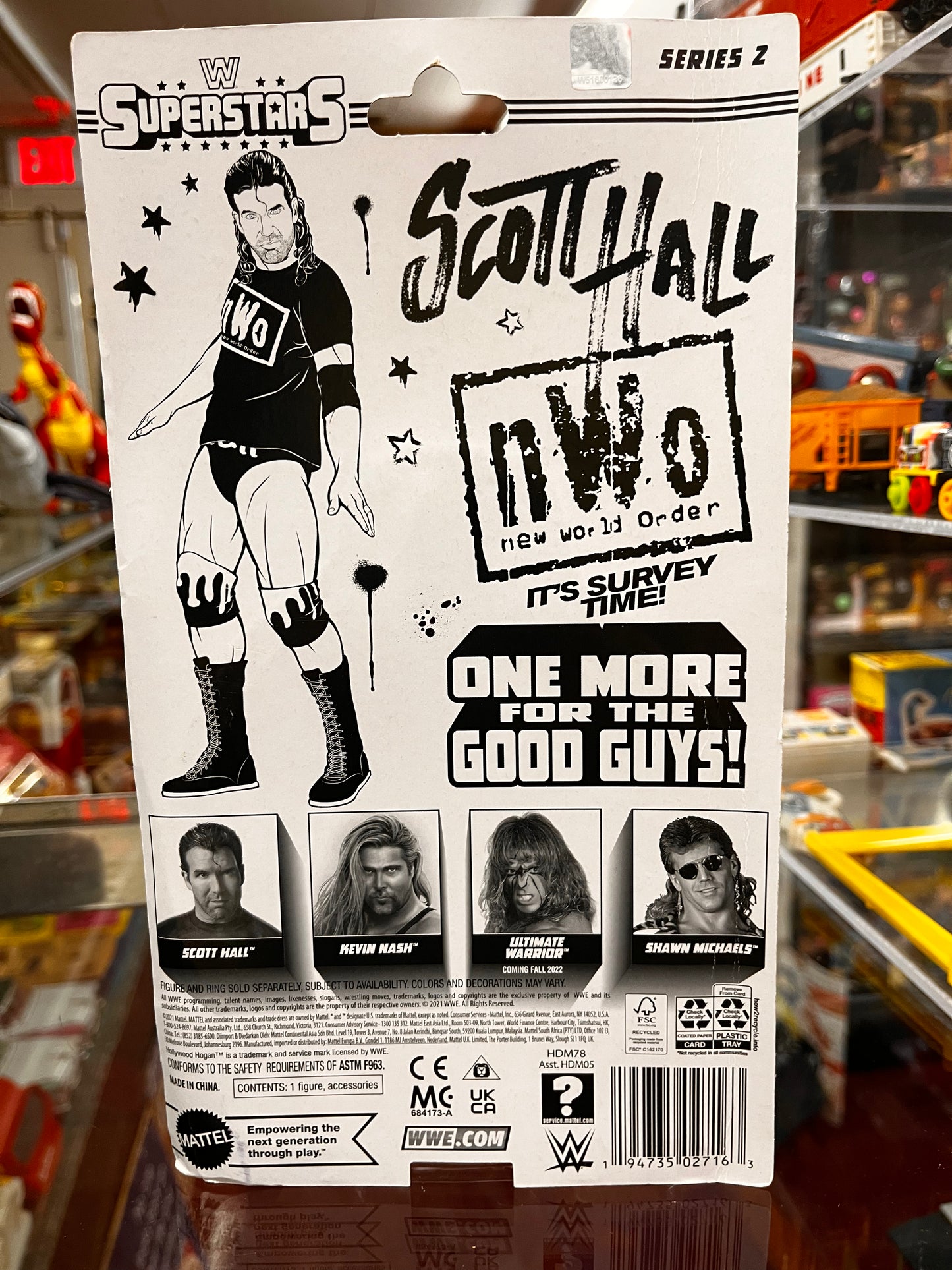 WWE SUPERSTARS WALMART SCOTT HALL NWO ACTION FIGURE