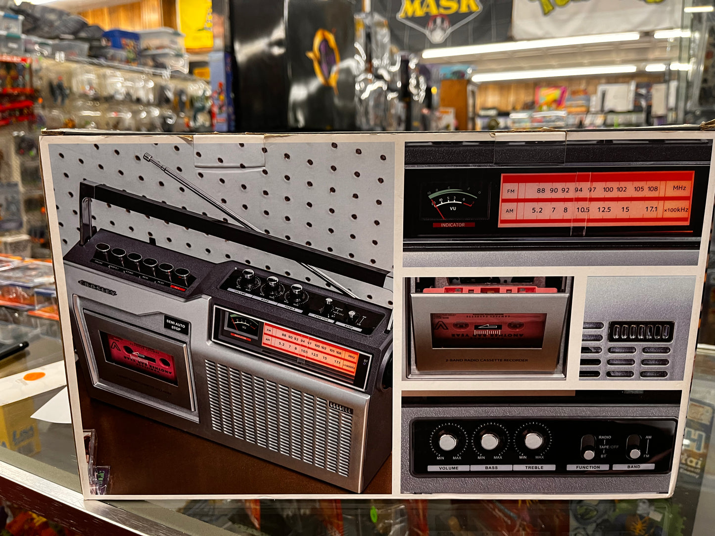 Crosley Stranger Things Cassette Player Recorder Silver CT200B-SI First Release