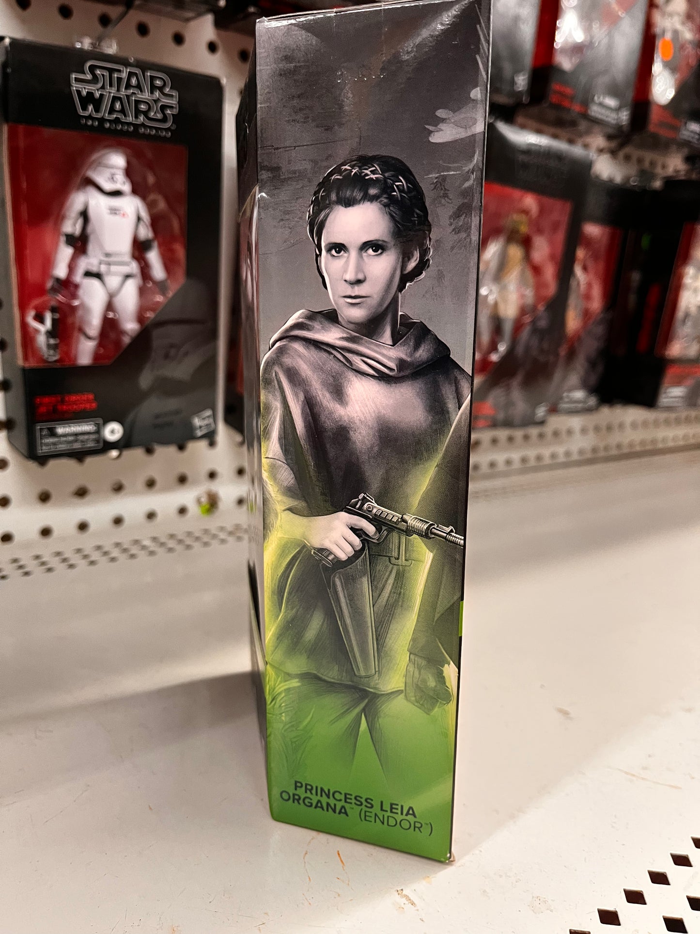 Black Series Star Wars 03 Princess Leia Organa 6 Inch Endor Battle Poncho Figure