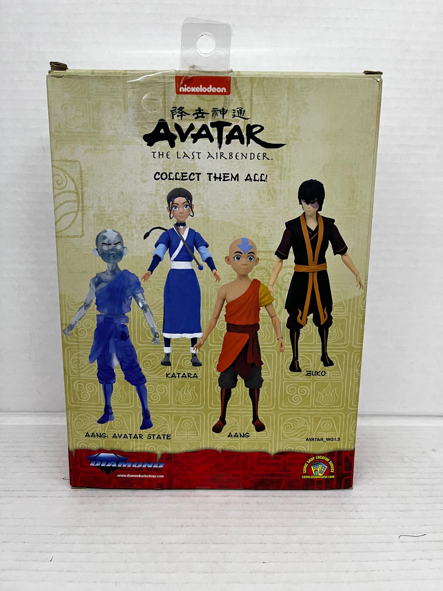 AANG AVATAR THE LAST AIRBENDER DIAMOND SELECT TOYS