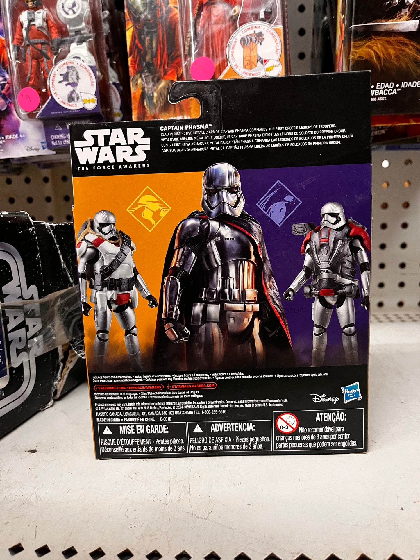 Captain Phasma Armor Up 2015 STAR WARS The Force Awakens TOYS R US NEW