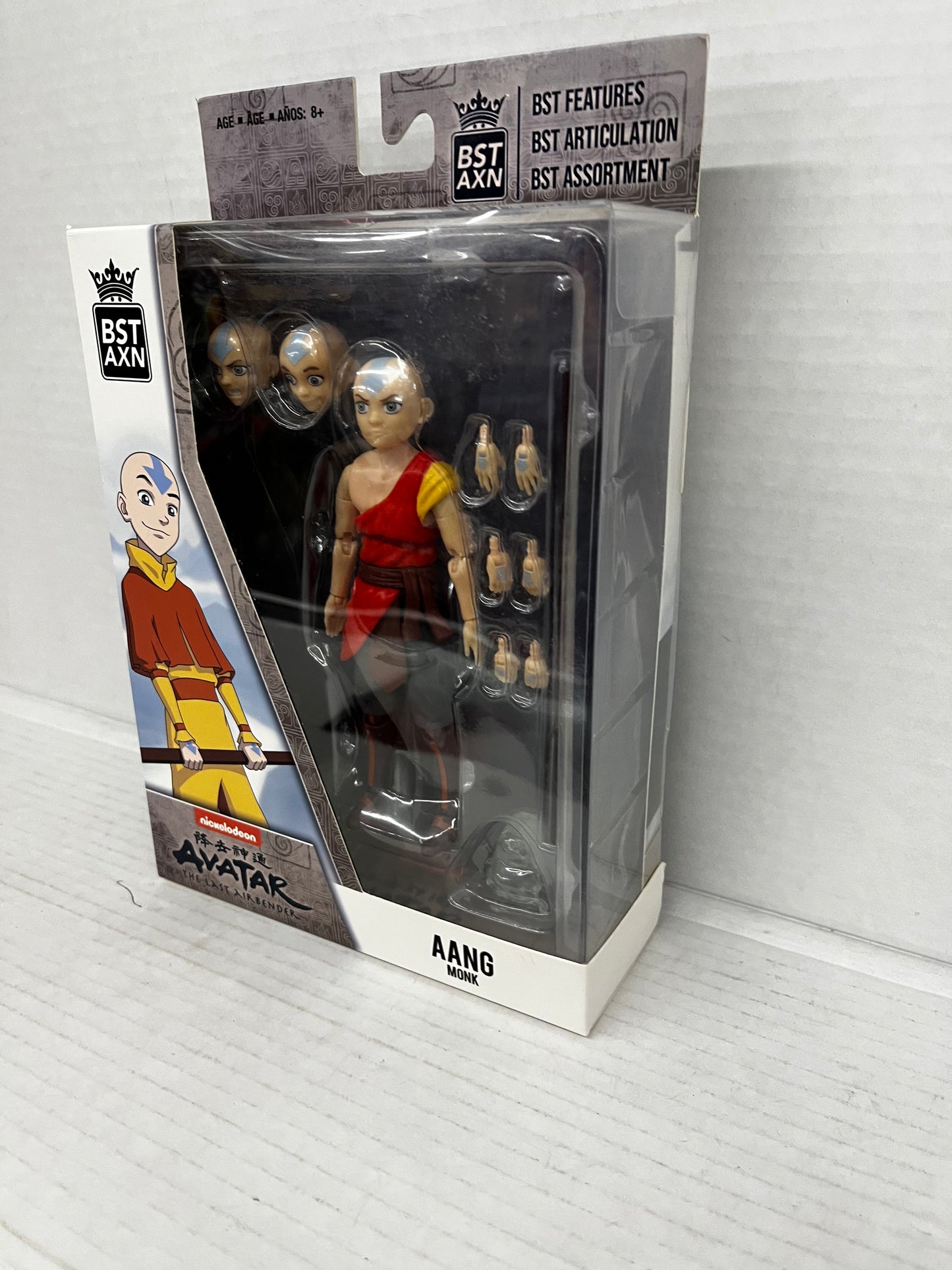 BST AXN Nickelodeon Avatar The Last Airbender: AANG MONK 5" Figure NEW In BOX