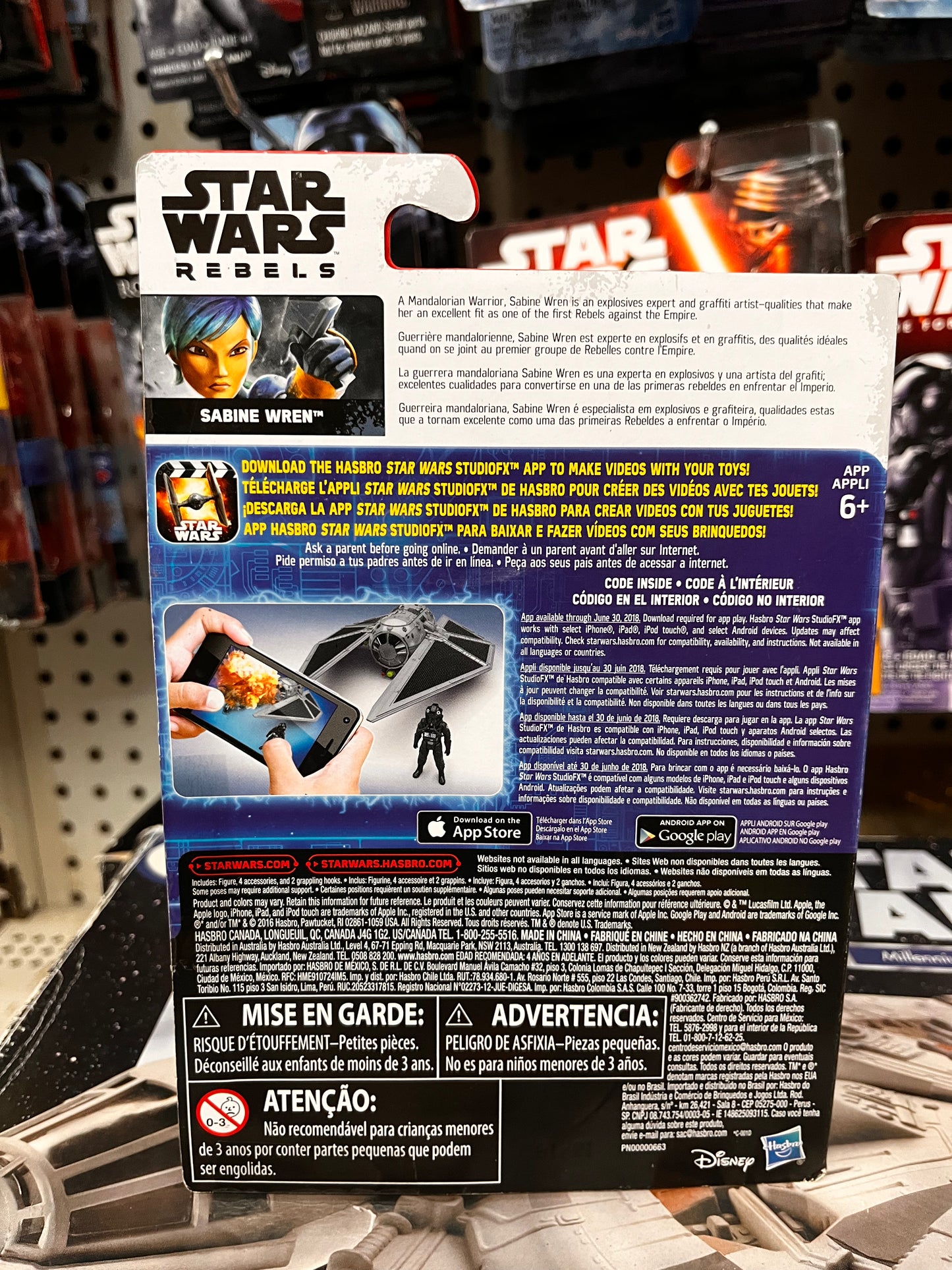 Star Wars Rogue One Rebels SABINE WREN 3.75 Hasbro Action Figure NEW