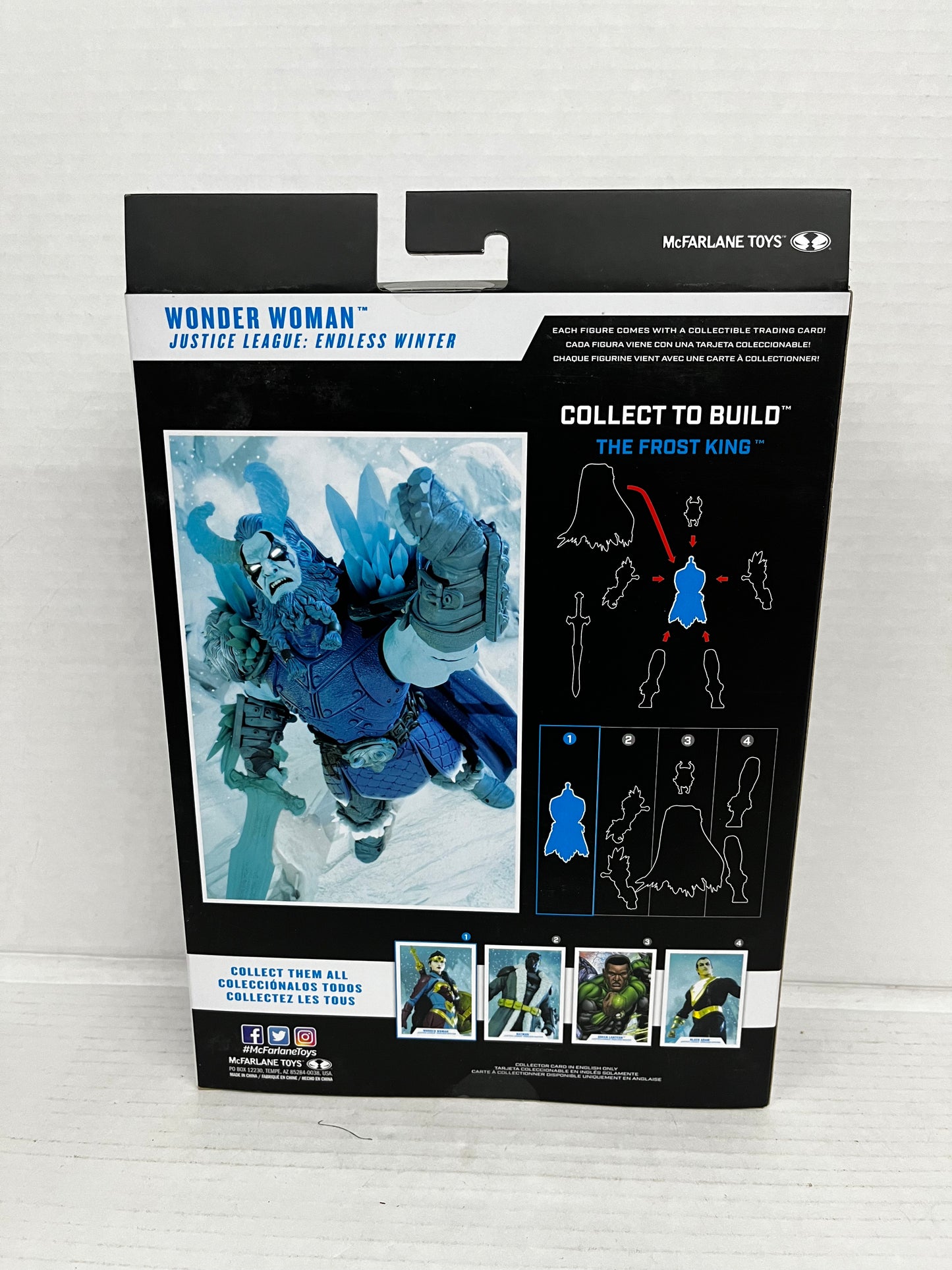 McFarlane Endless Winter NEW * Wonder Woman * BAF Frost King 7-Inch Figure