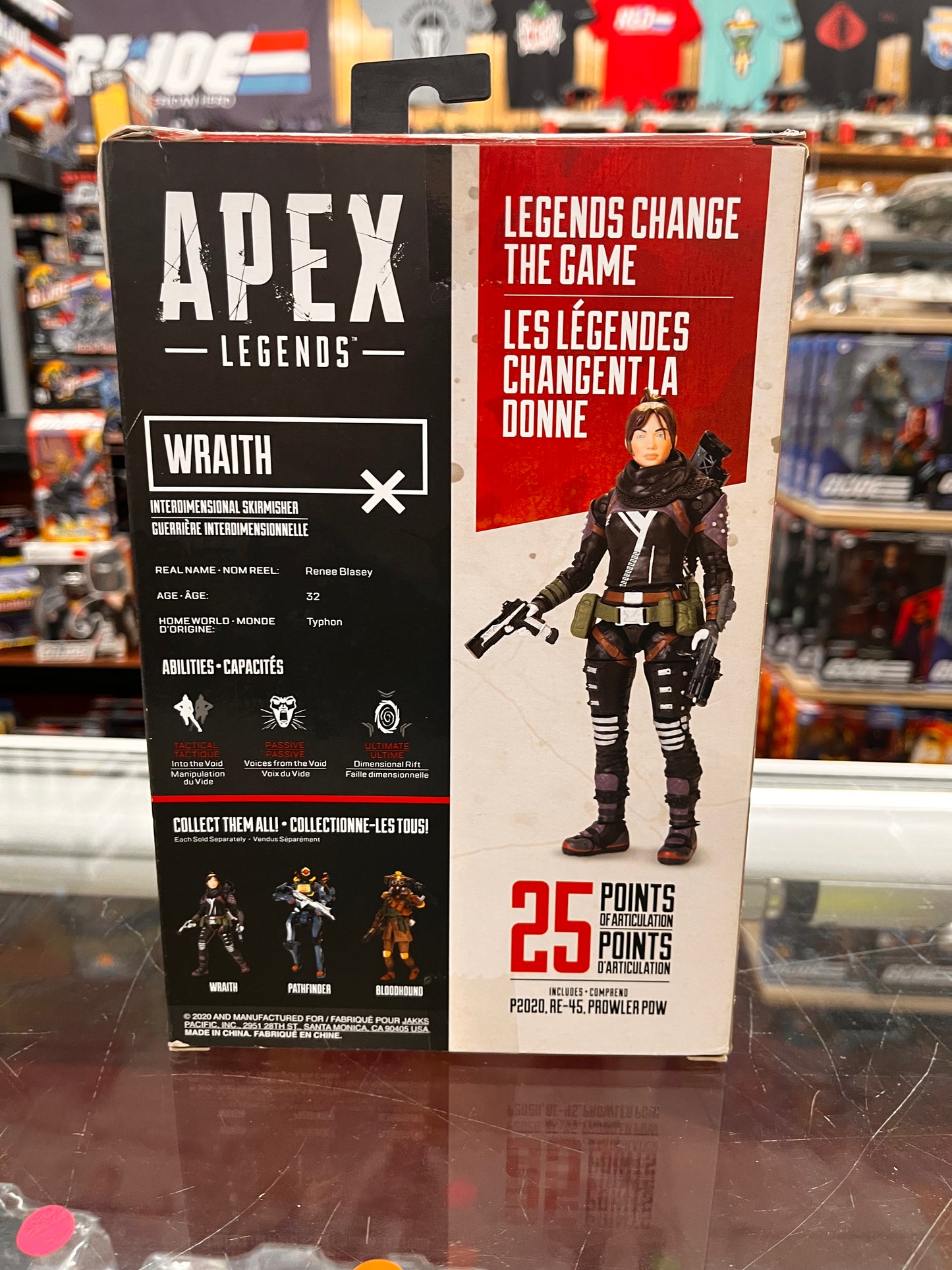 Apex Legends Wraith Season 1 Action Figure by Jakks Pacific 6"