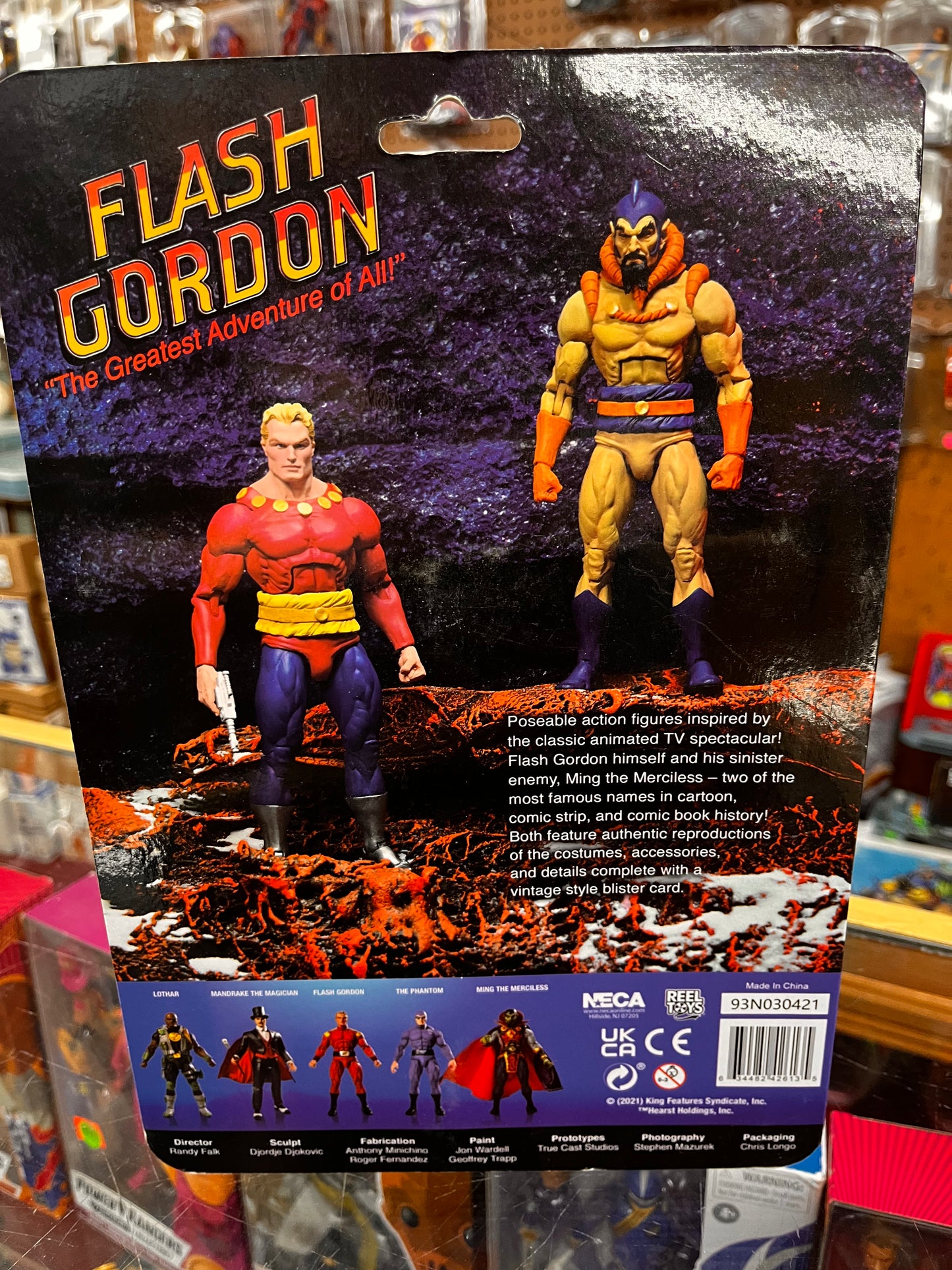2021 NECA Flash Gordon 7.5” Action Figure Classic toy Appearance