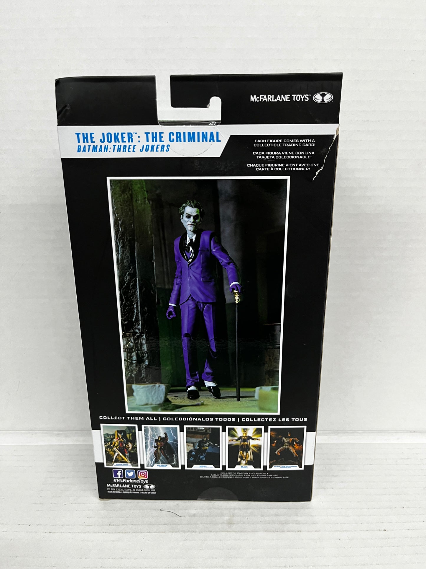 McFarlane Toys DC Multiverse Batman Three Jokers The Criminal Joker 7” Figure