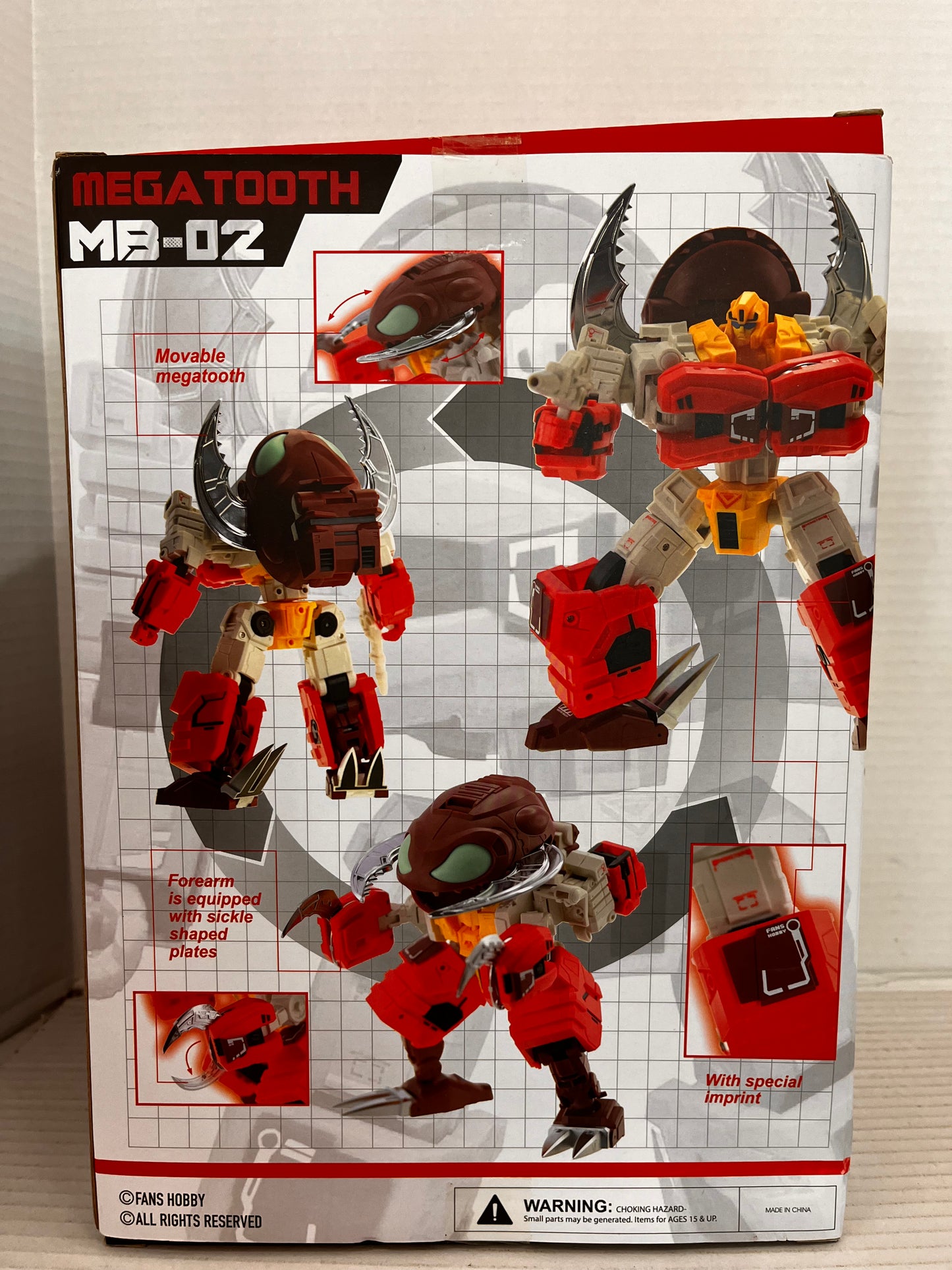 Fans Hobby MB-02 Megatooth Masterpiece Repugnus complete US seller