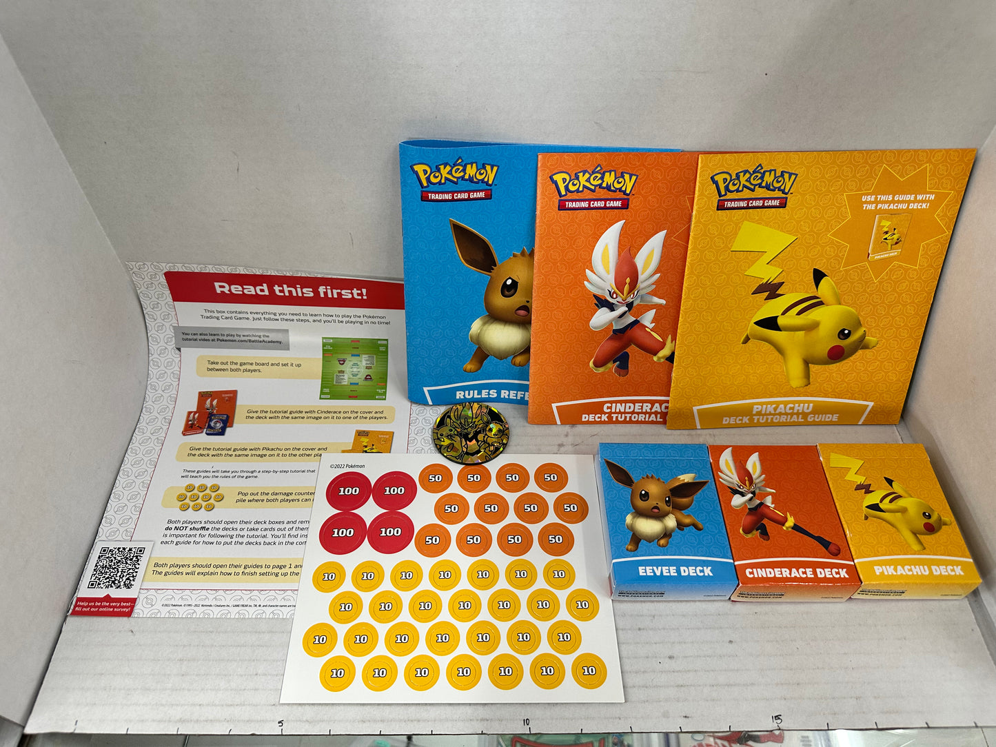 2022 Pokemon TCG: Pokemon Battle Academy Learn to Play - Complete