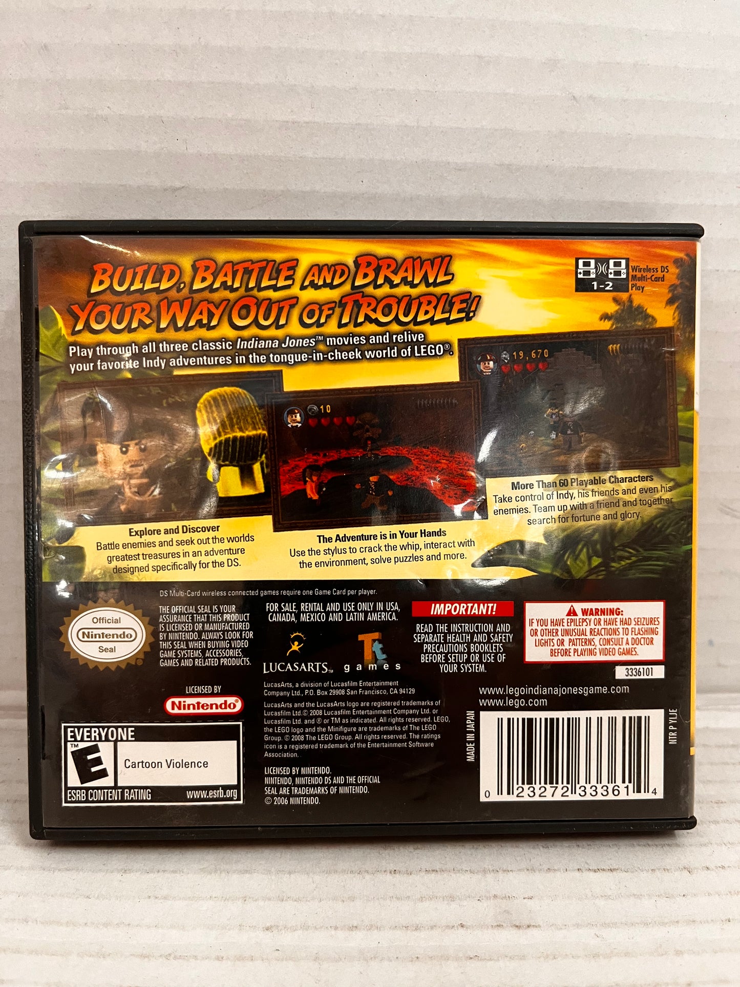 LEGO Indiana Jones: The Original Adventures (Nintendo DS, 2008)