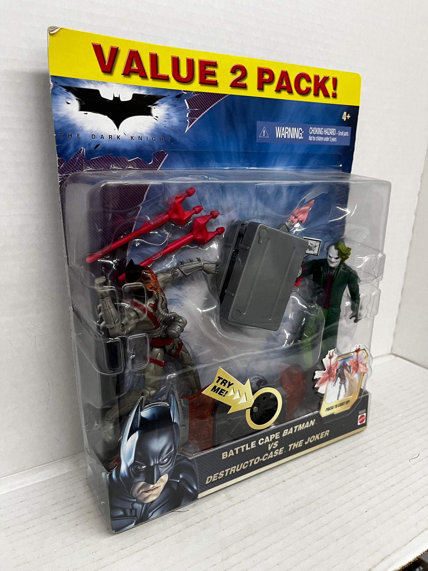 Battle Cape Batman VS Destructo- Case The Joker Value 2 Pack Action Figures