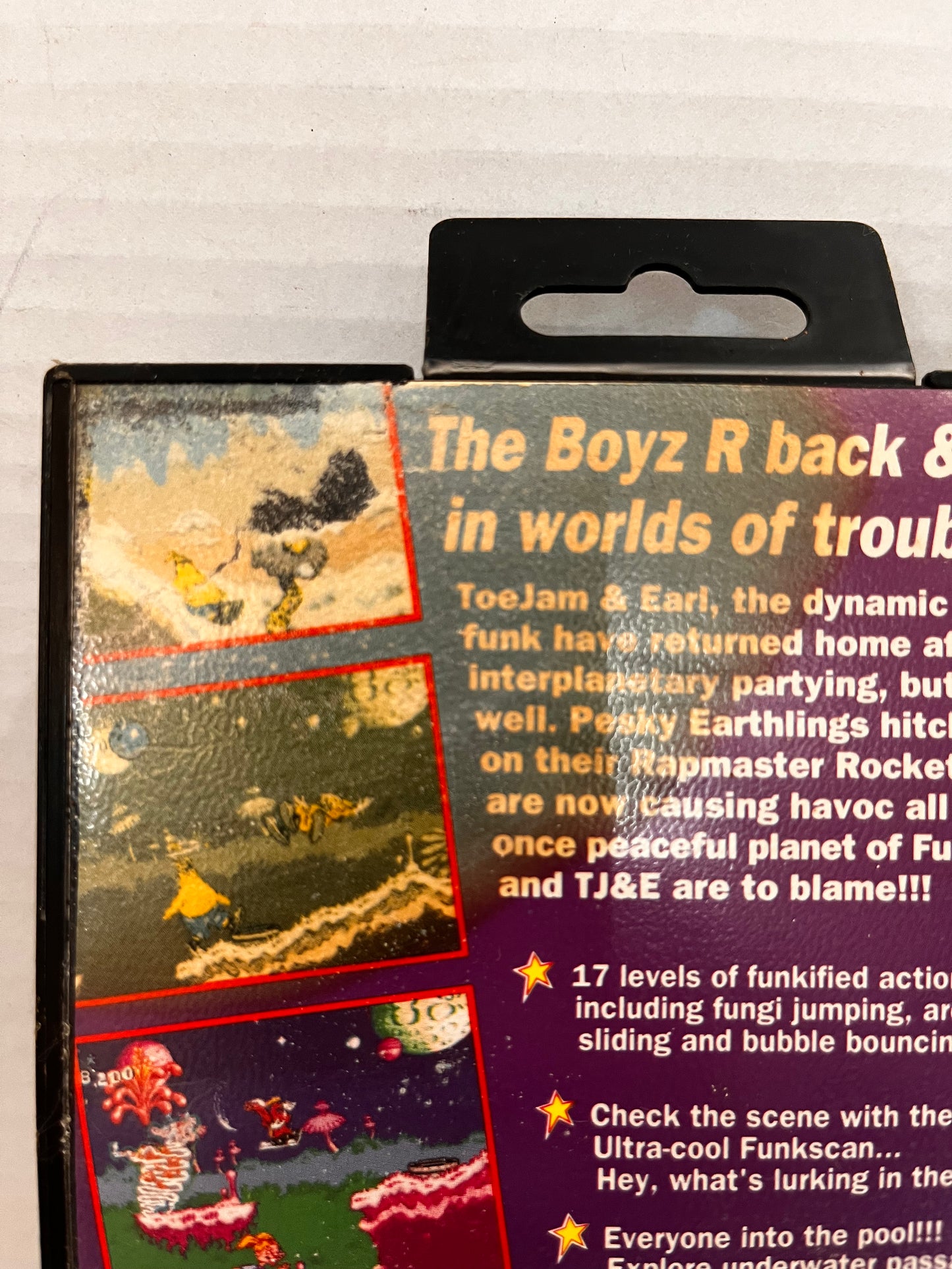 ToeJam & Earl in Panic on Funkotron (Sega Genesis, 1993) cart and box only