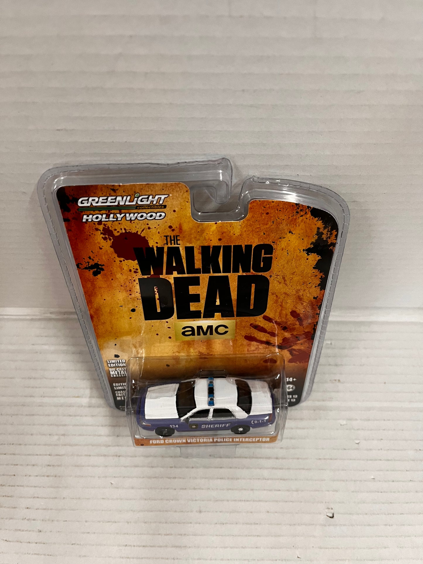 Greenlight Hollywood Walking Dead Ford Crown Victoria Police Interceptor 1:64
