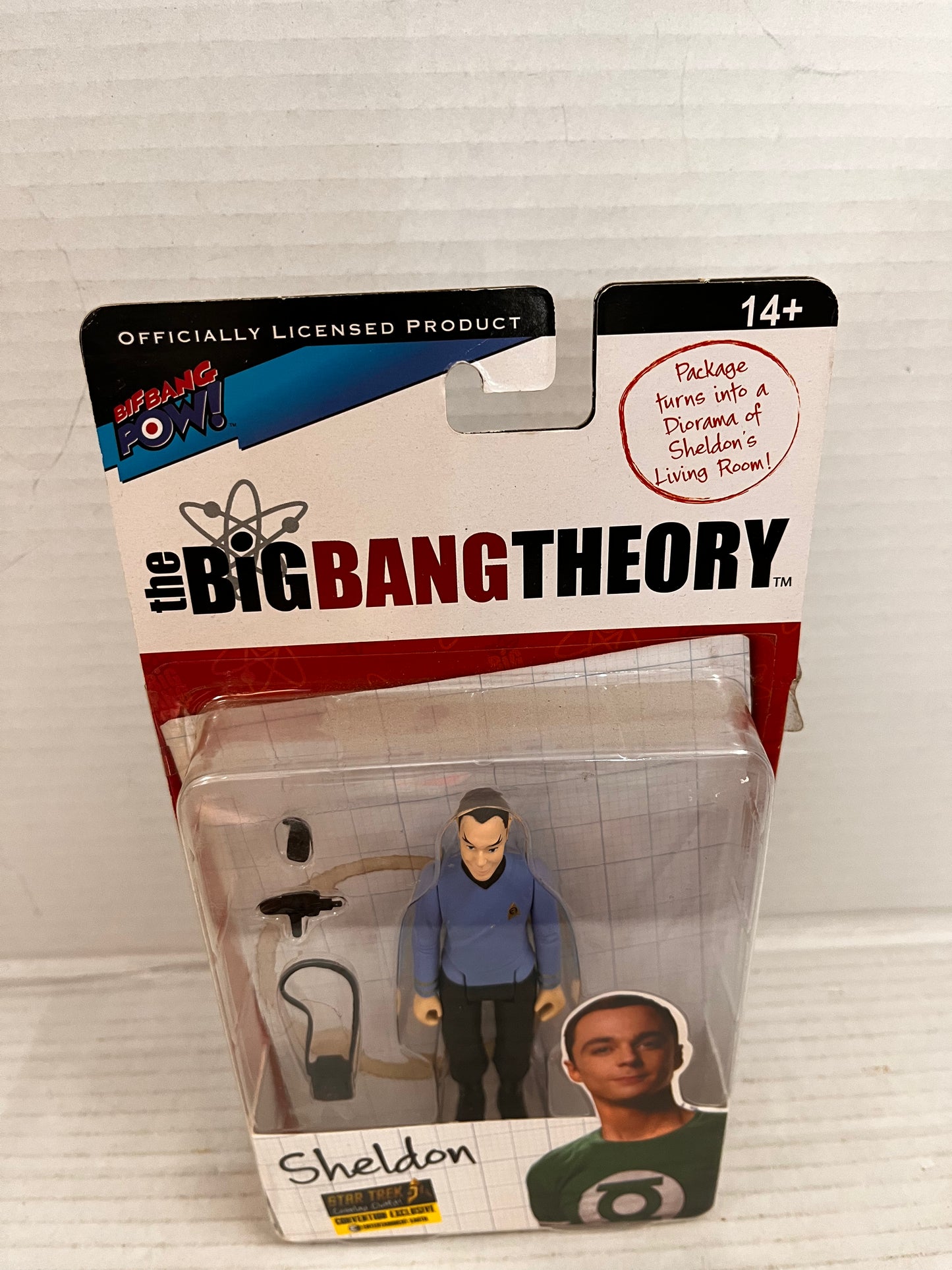 The Big Bang Theory Action Figure Star Trek Sheldon EE Exclusive
