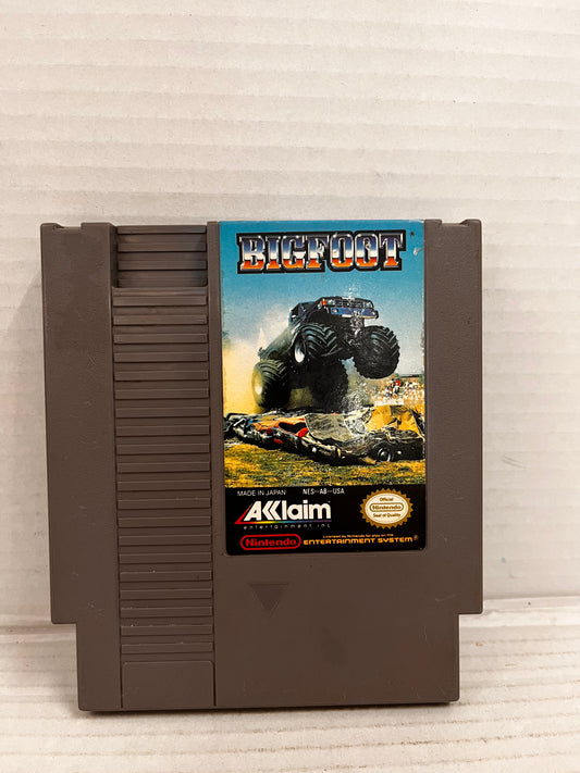 Bigfoot Big Foot (Nintendo NES) Cartridge